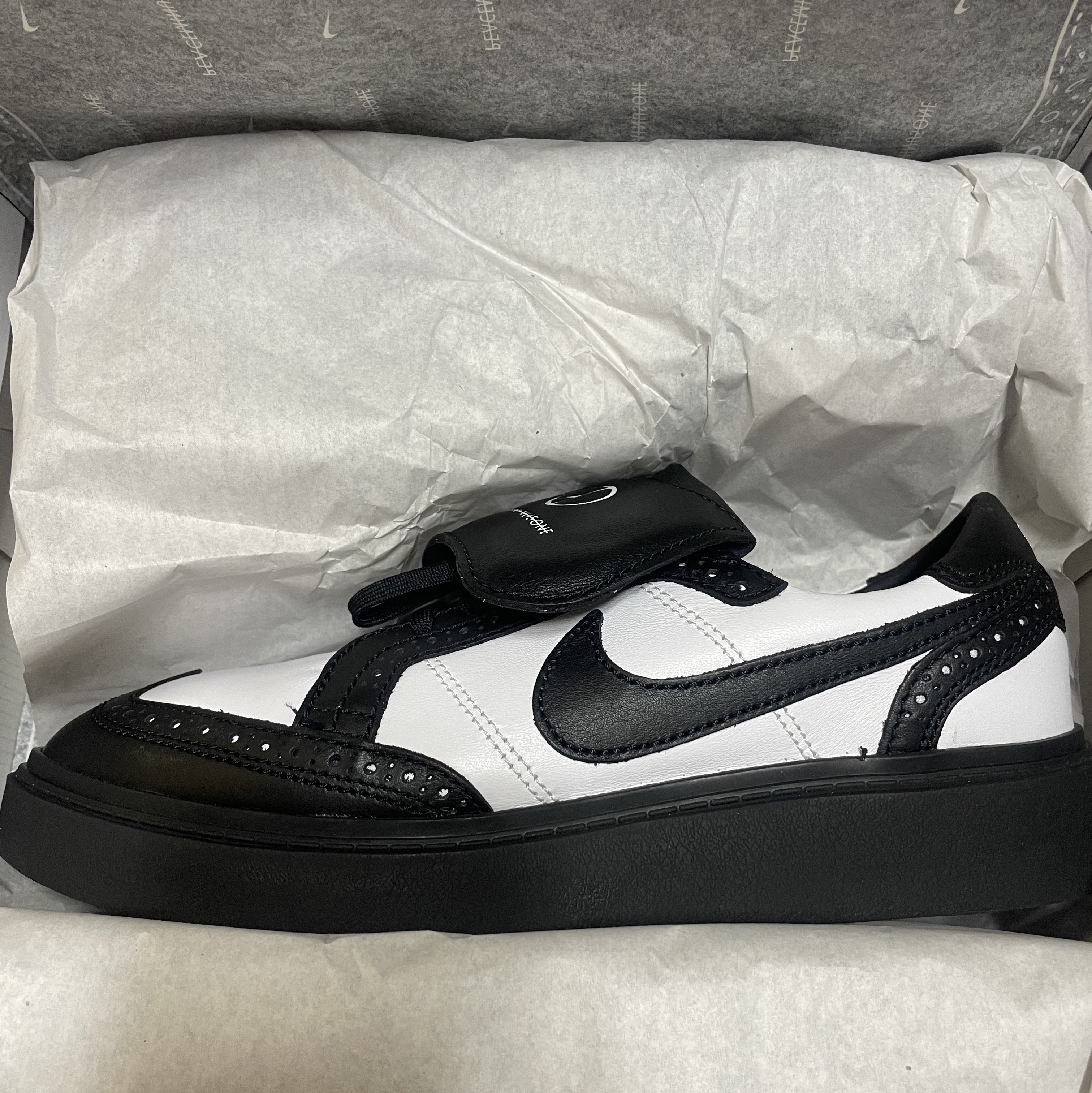 Nike x Peaceminusone Kwondo1 Black and White 착용 스타일