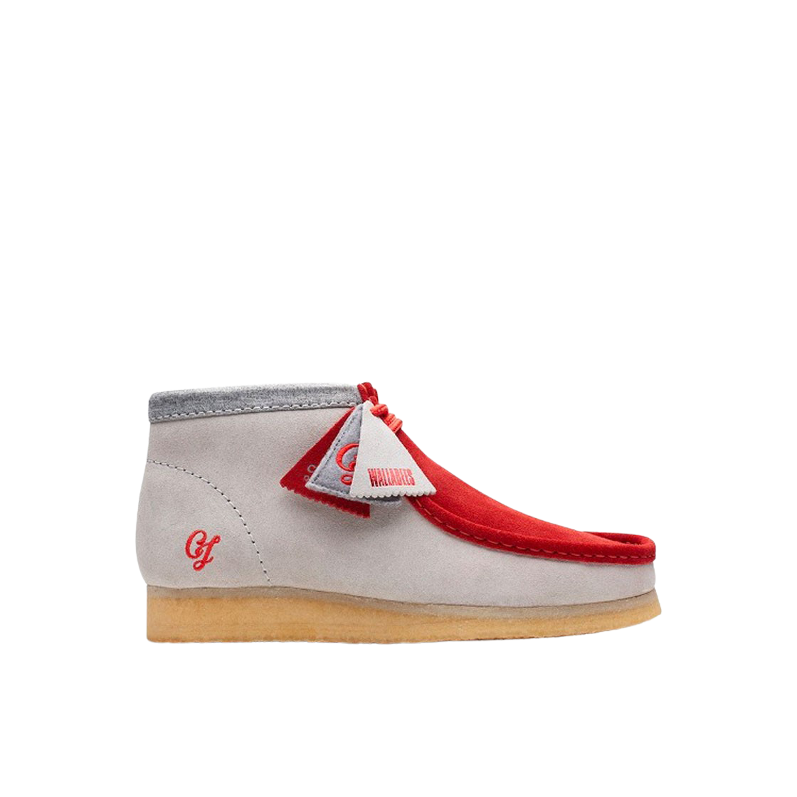 클락스 왈라비 부츠 VCY 레드 그레이(Clarks Wallabee Boot VCY Red Grey) - 1