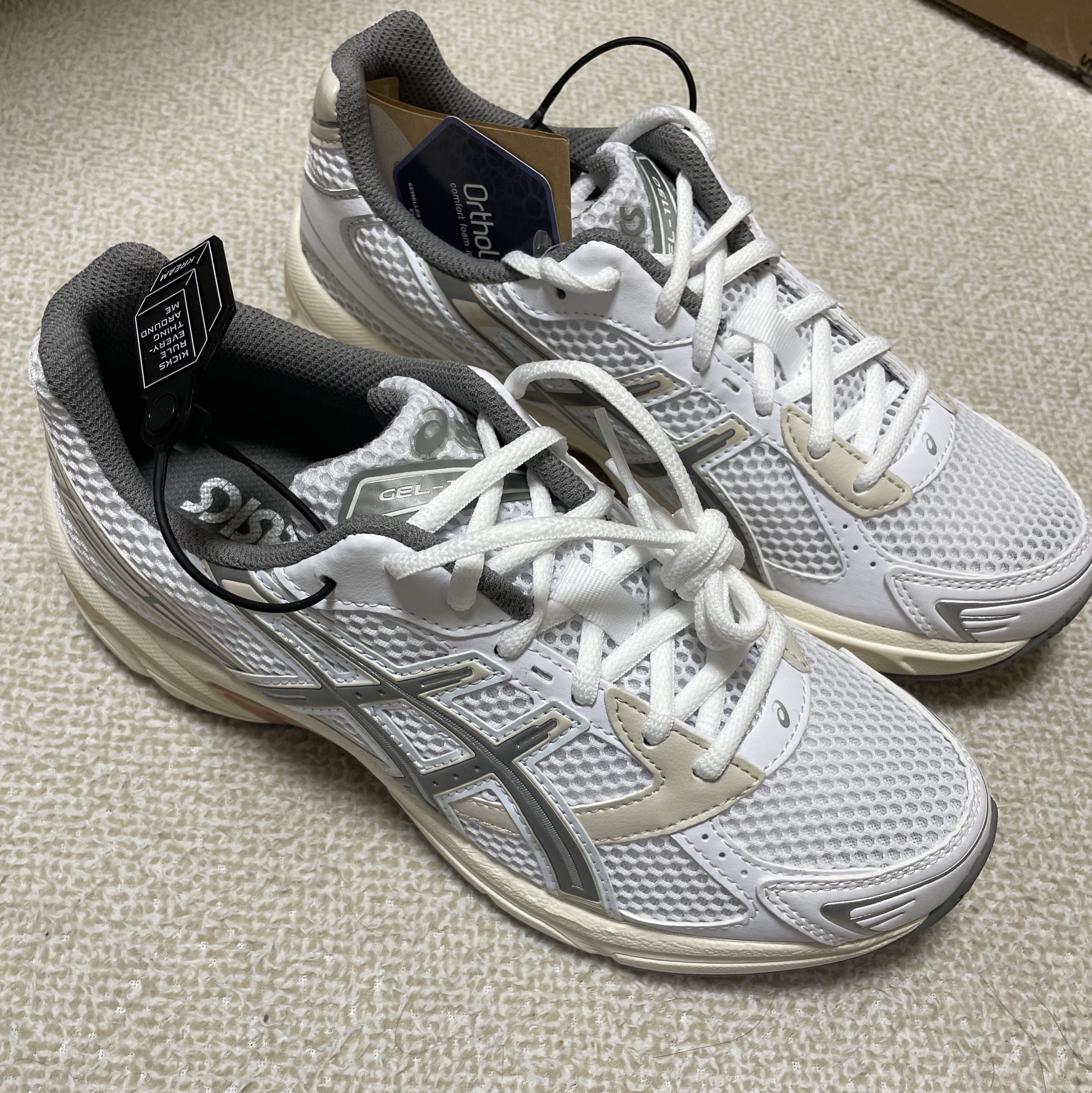 Asics Gel-1130 White Clay Grey 착용 스타일
