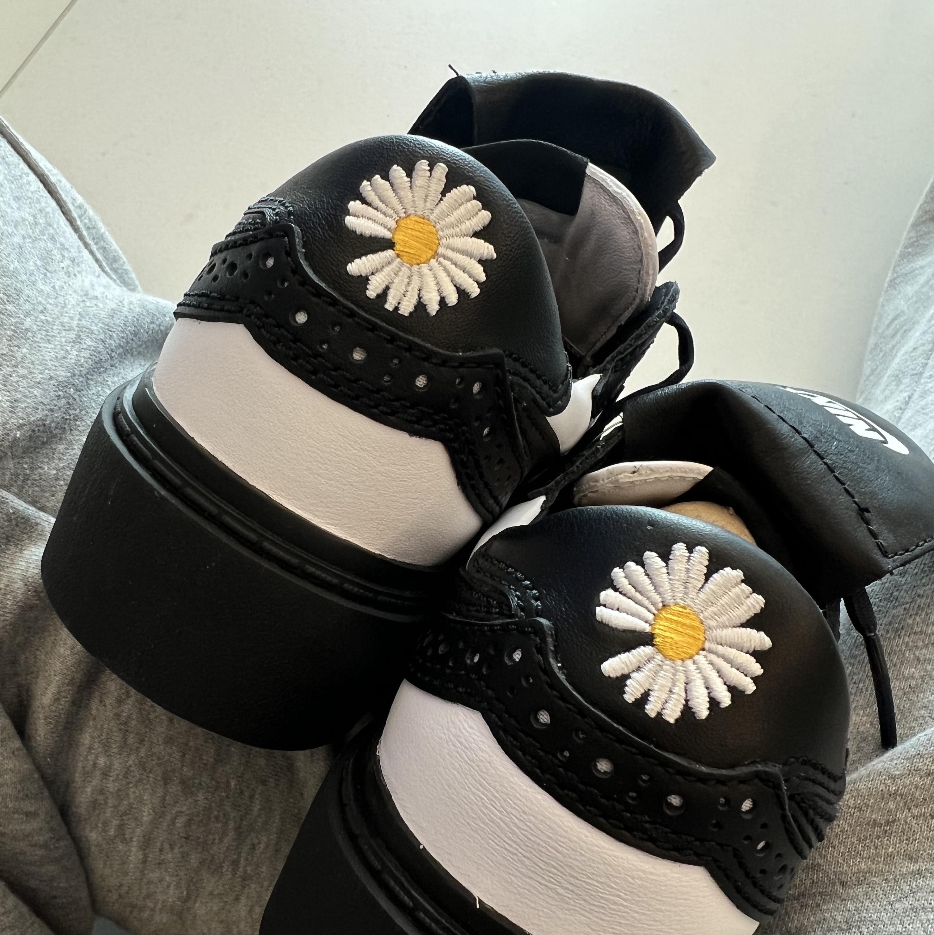 Nike x Peaceminusone Kwondo1 Black and White 착용 스타일