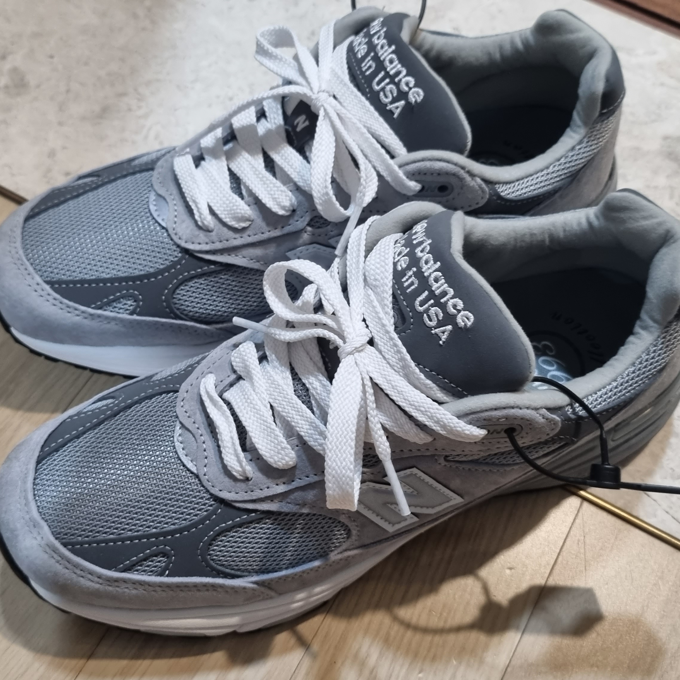 New Balance 993 Made in USA Grey - D Standard 착용 스타일