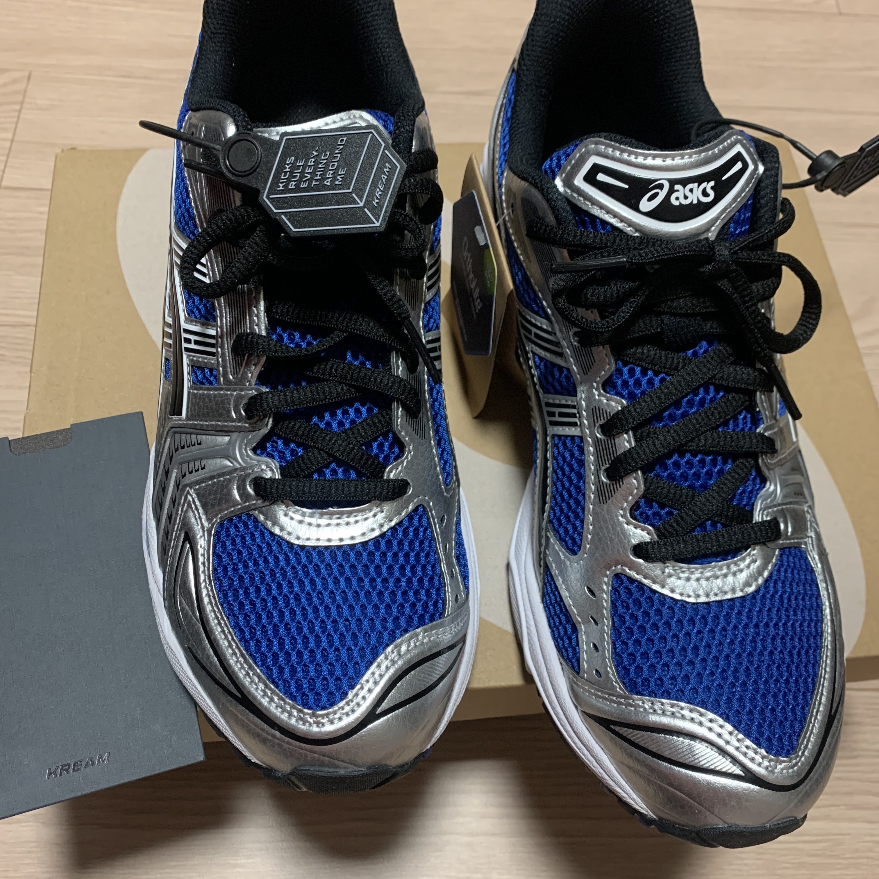Asics Gel-Kayano 14 Monaco Blue Black 착용 스타일 - 2