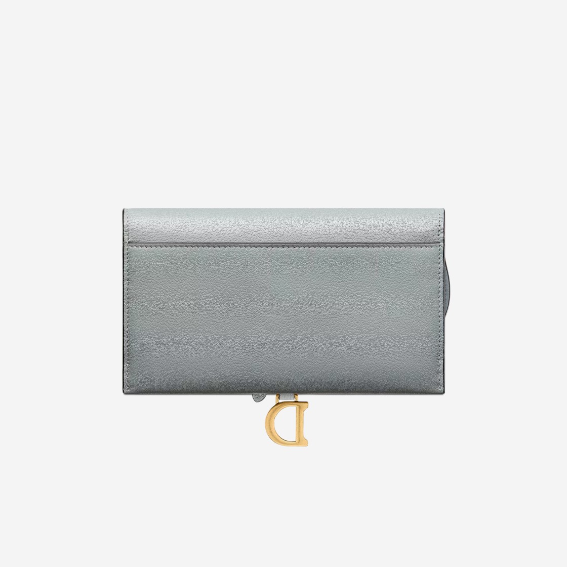 Dior Long Saddle Wallet with Chain Goatskin Cloud Blue 상세 이미지 3