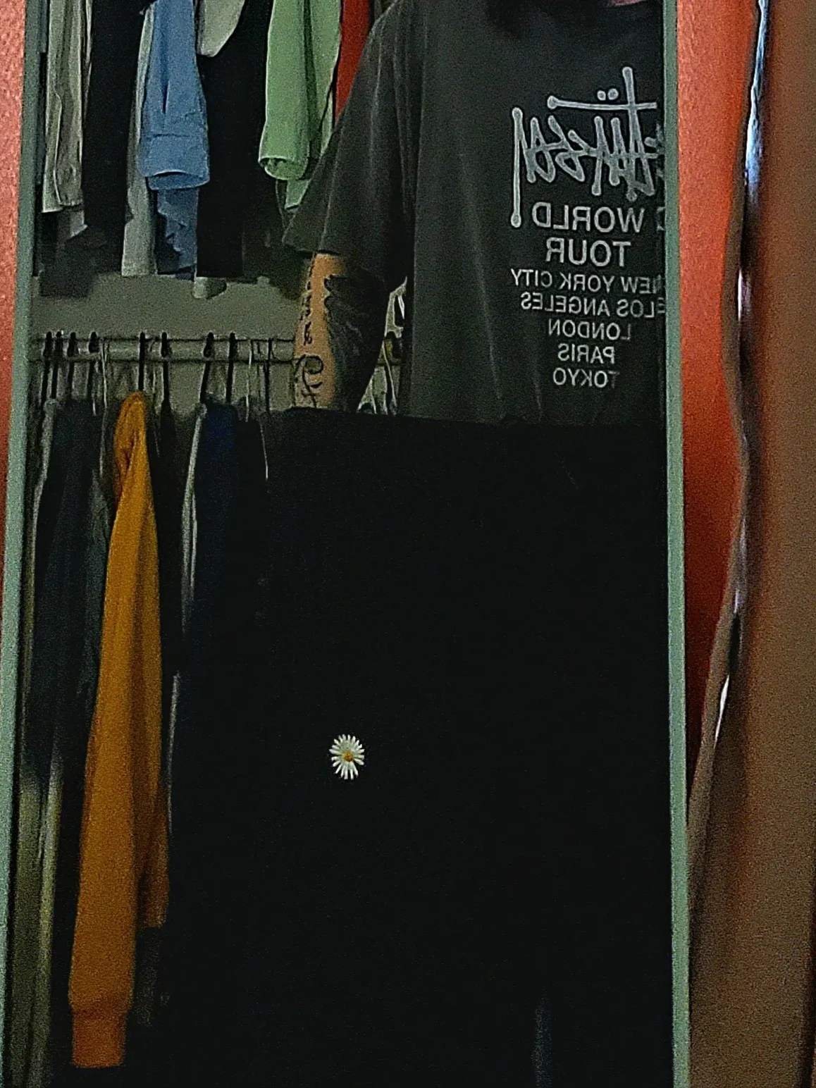 Nike x Peaceminusone Wide Pants Black (DR0096-010), Stussy Basic Stussy Pigment Dyed T-Shirt Grey 2022 착용 스타일 - 4