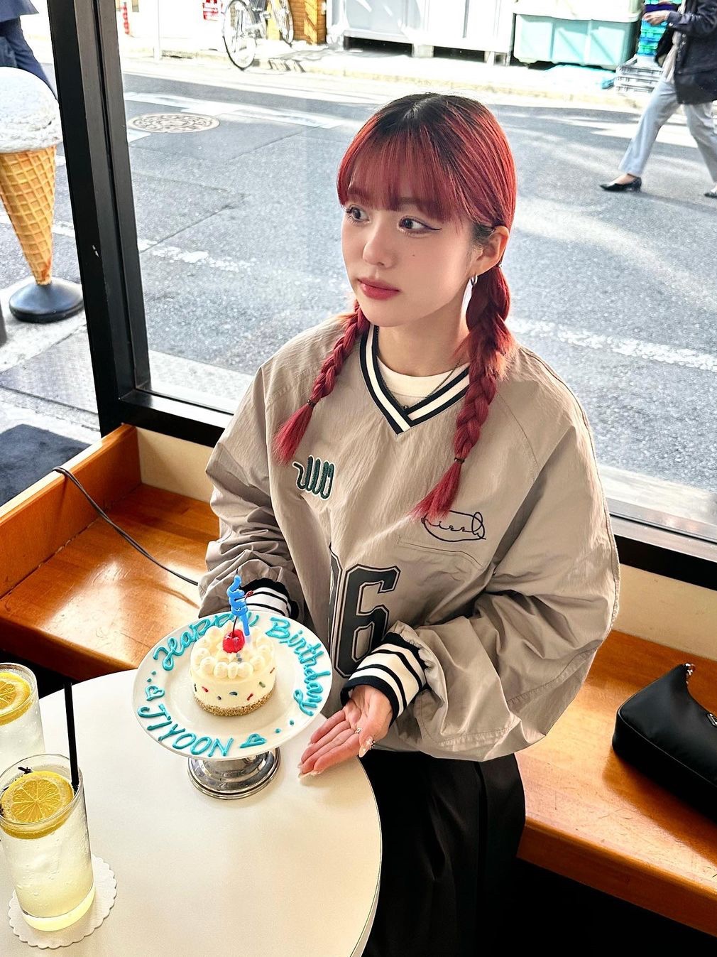 Nieeh 1996 Oversize Fit Gray, Nieeh 1996 Navy 착용 스타일