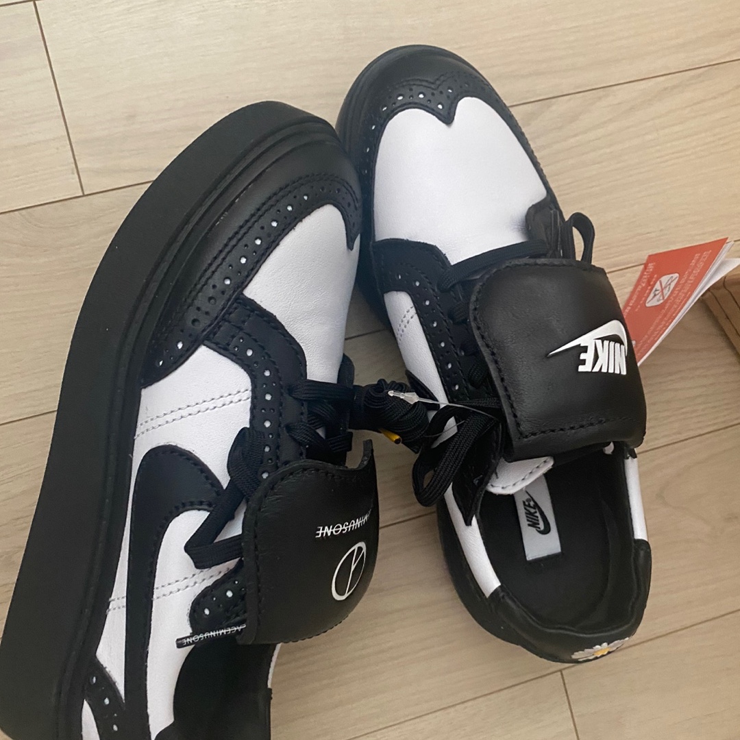 Nike x Peaceminusone Kwondo1 Black and White 착용 스타일 - 3