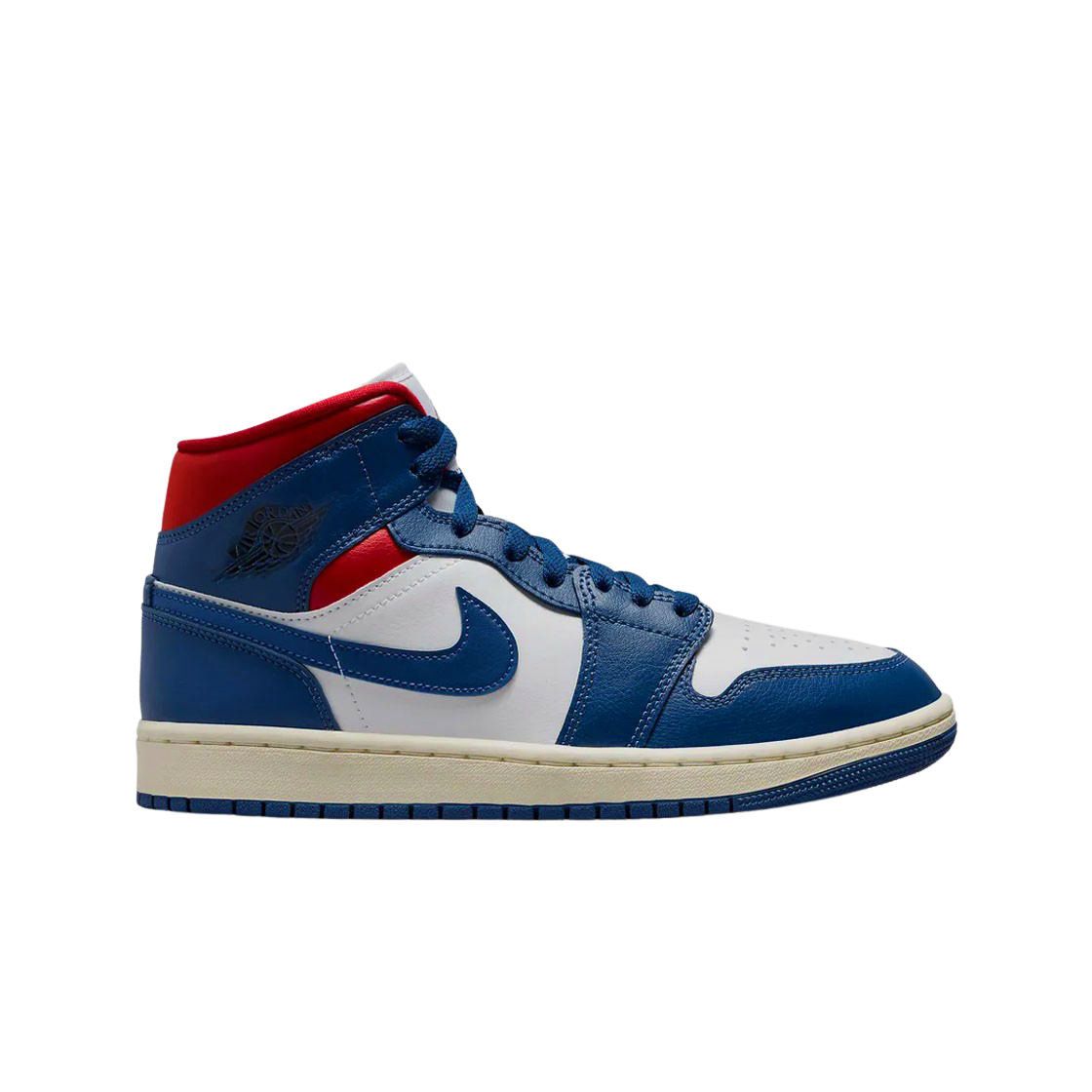 (W) 조던 1 미드 프렌치 블루 짐레드((W) Jordan 1 Mid French Blue Gym Red)