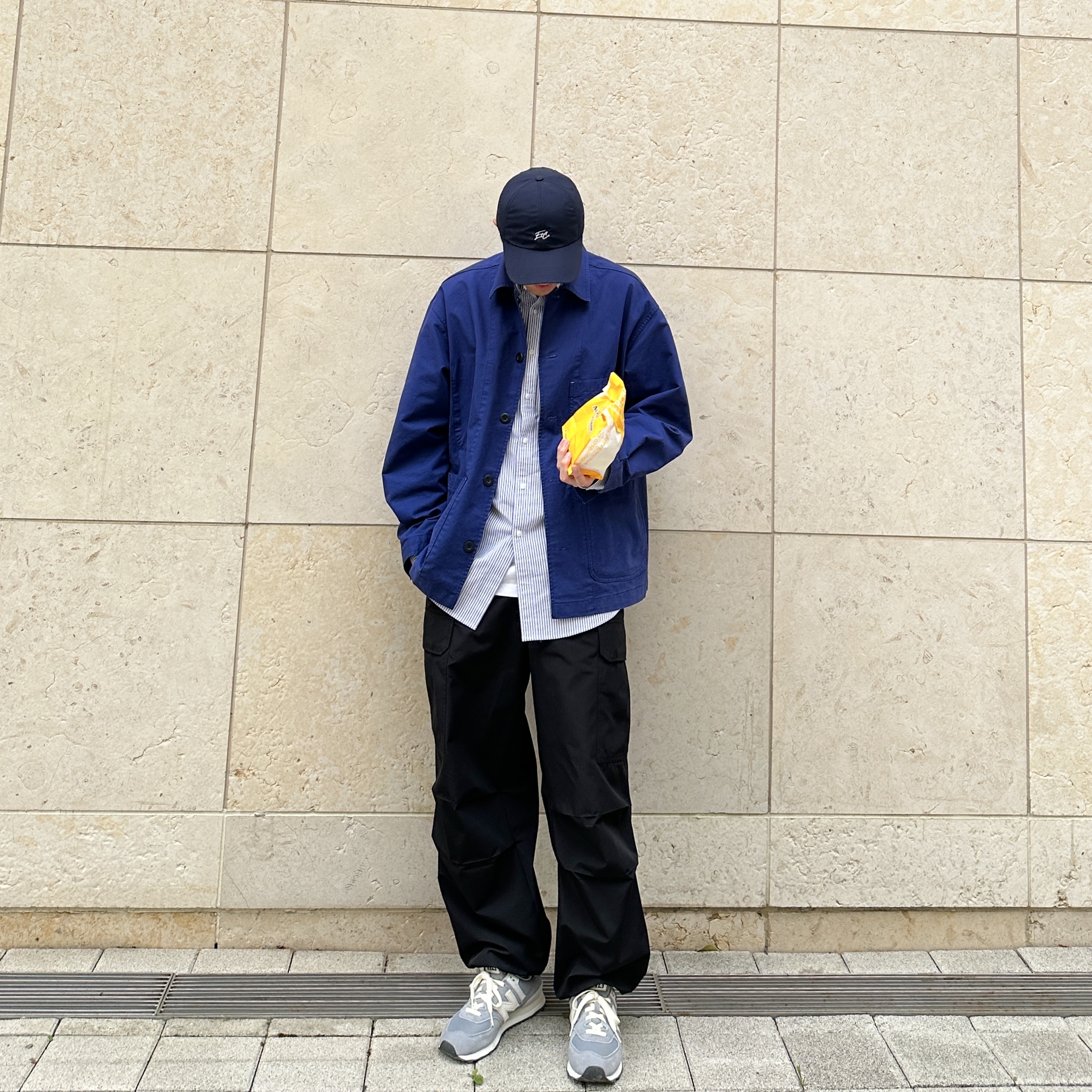 New Balance 574 Classics Reimagined Gray 착용 스타일 - 4