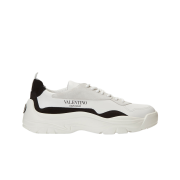 Valentino Gumboy Calfskin Sneakers White Black