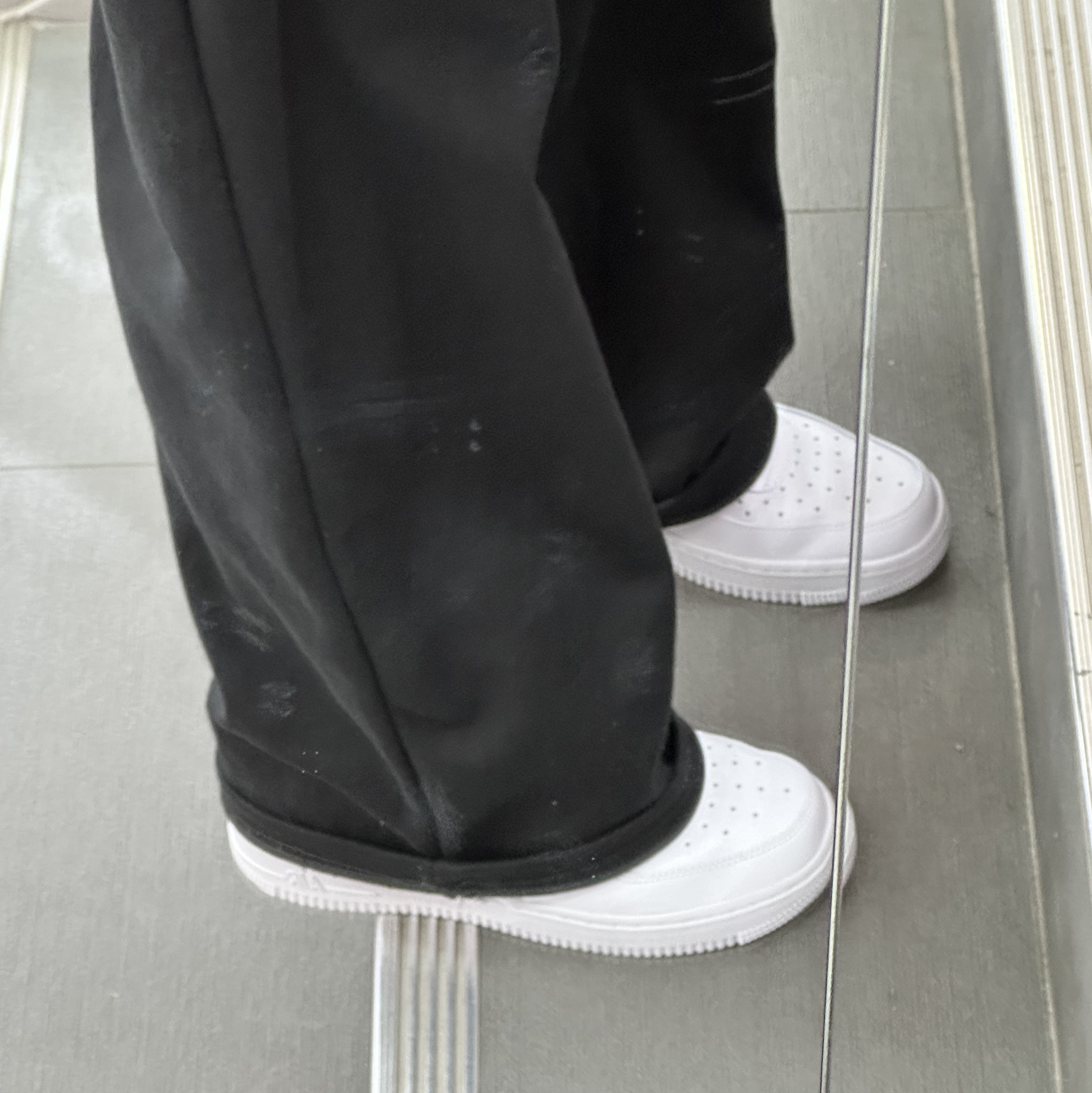 (W) Nike Air Force 1 '07 Low White 착용 스타일