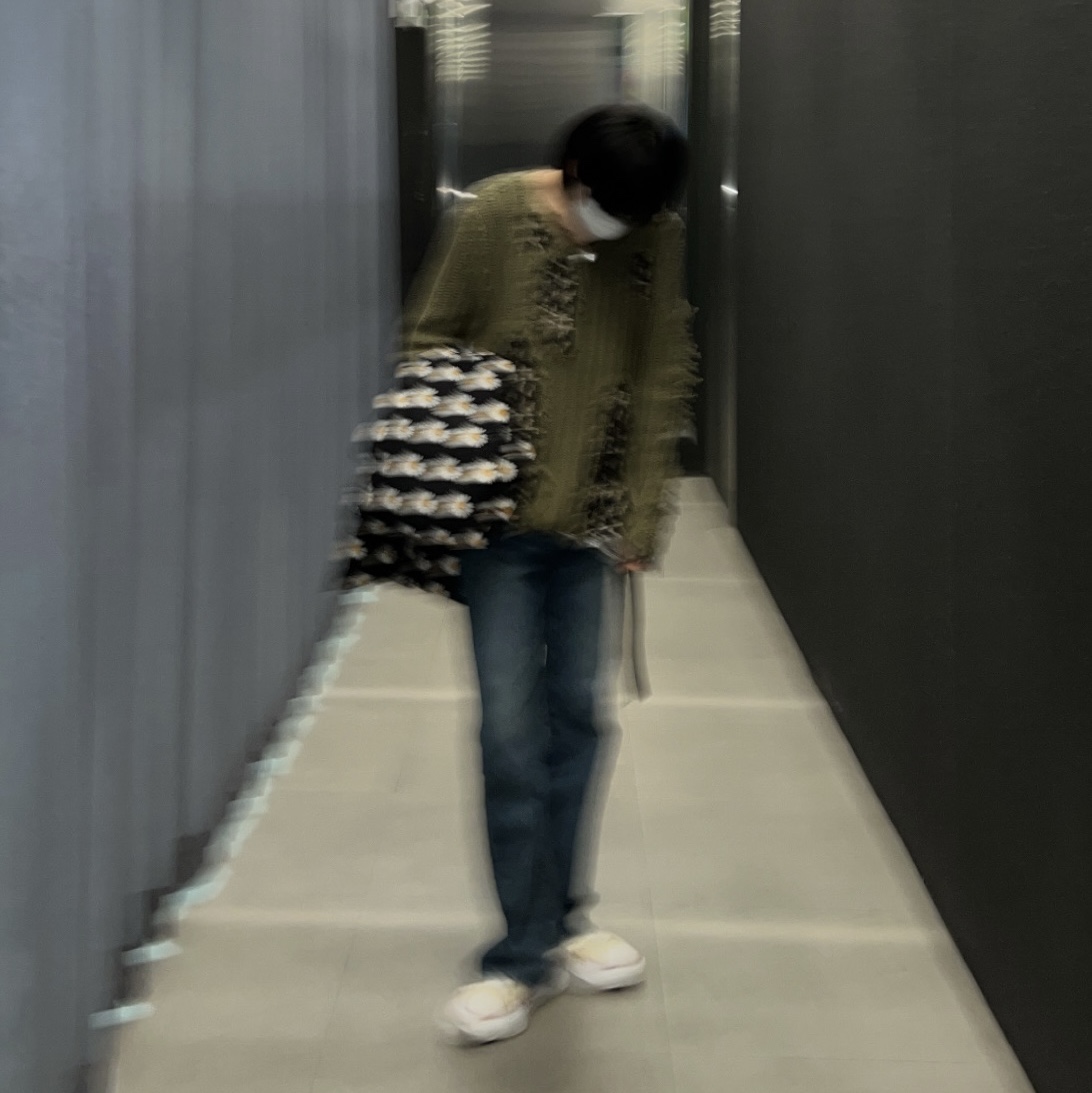 Maison Mihara Yasuhiro Peterson OG Sole Canvas Low-top Sneakers Natural, Peaceminusone O-Ring Belt #2 Black 착용 스타일 - 4