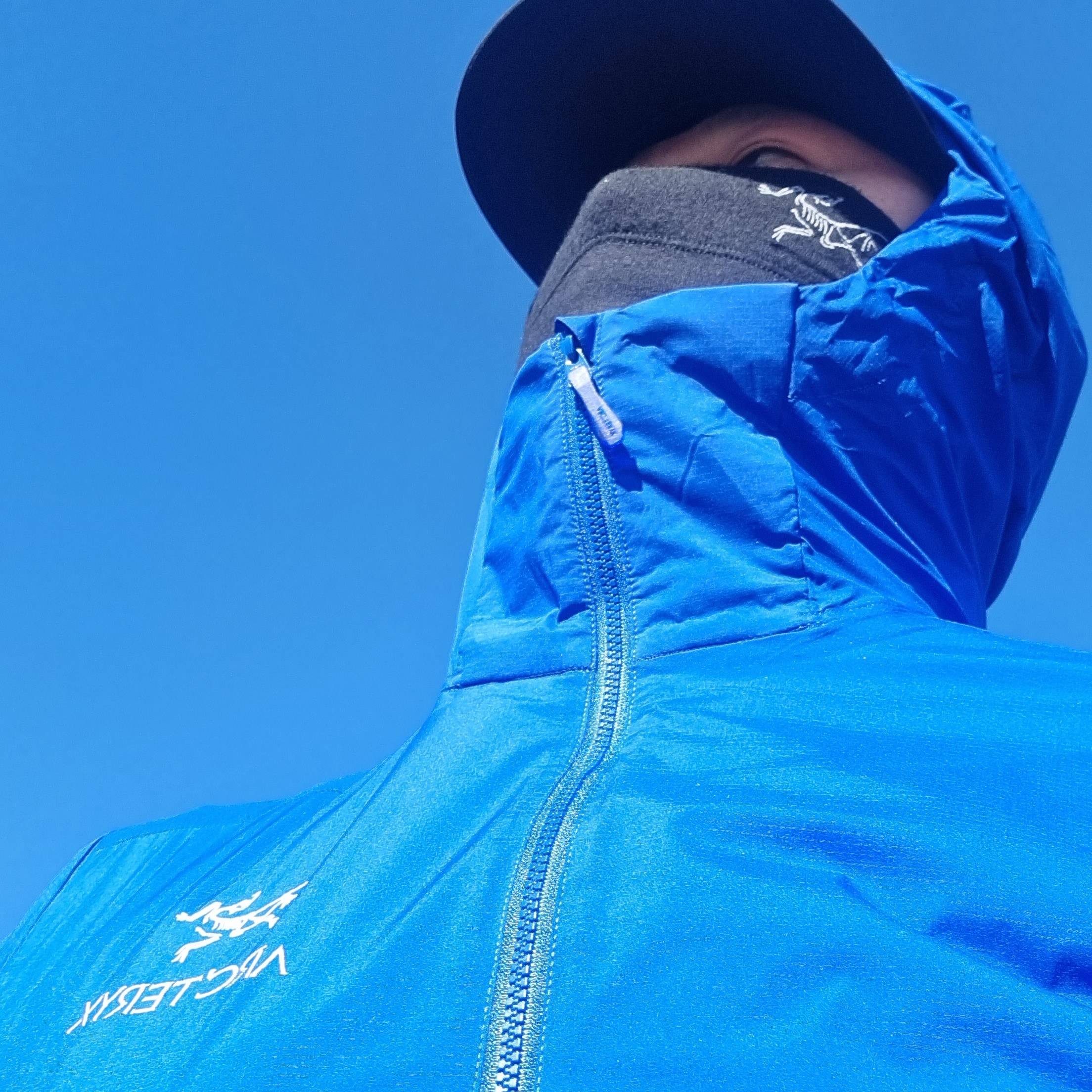 Arc'teryx Atom SL Hoody Vitality 착용 스타일