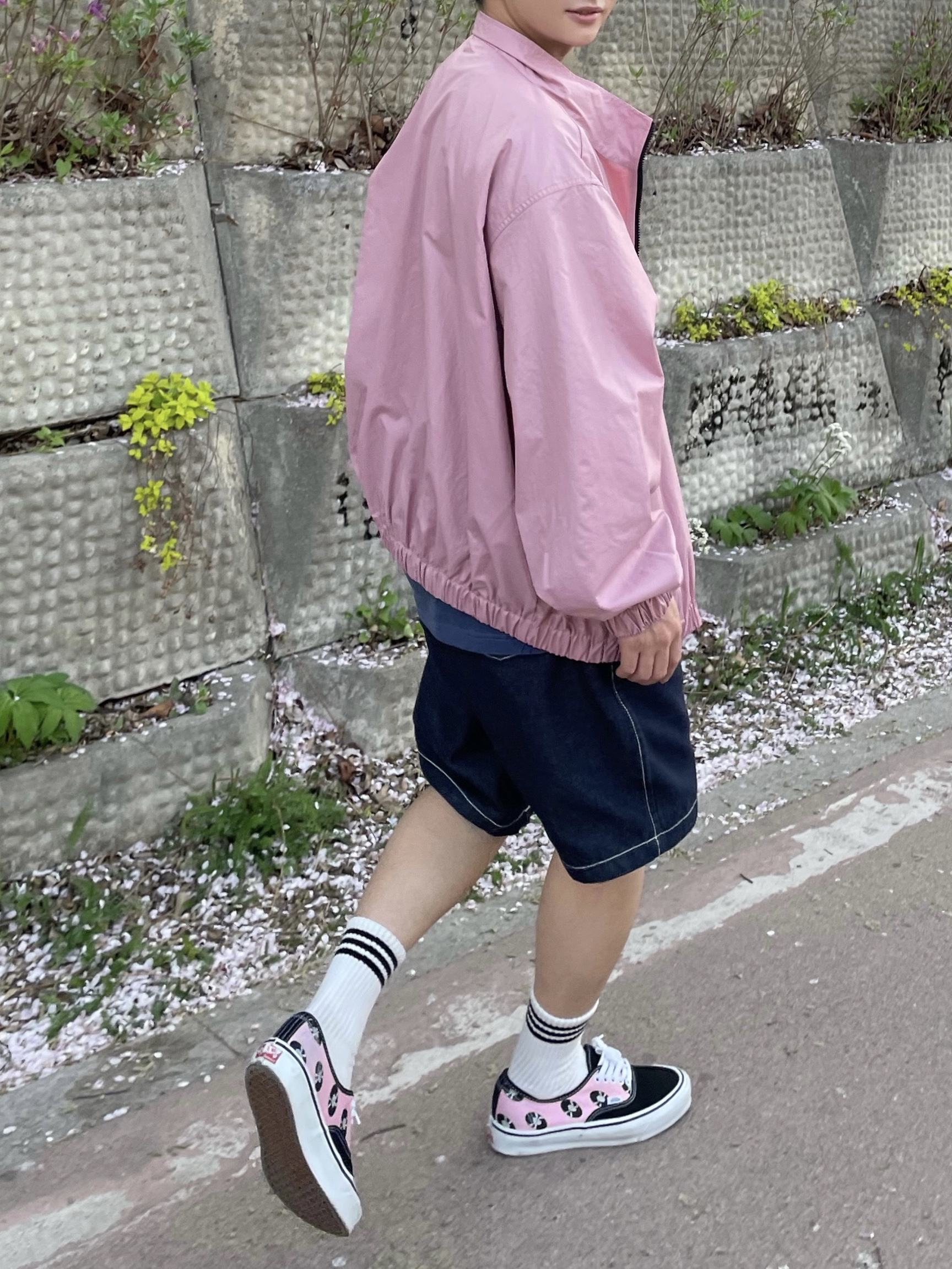 Vans Vault x Wacko Maria OG Authentic LX Pink 착용 스타일 - 5