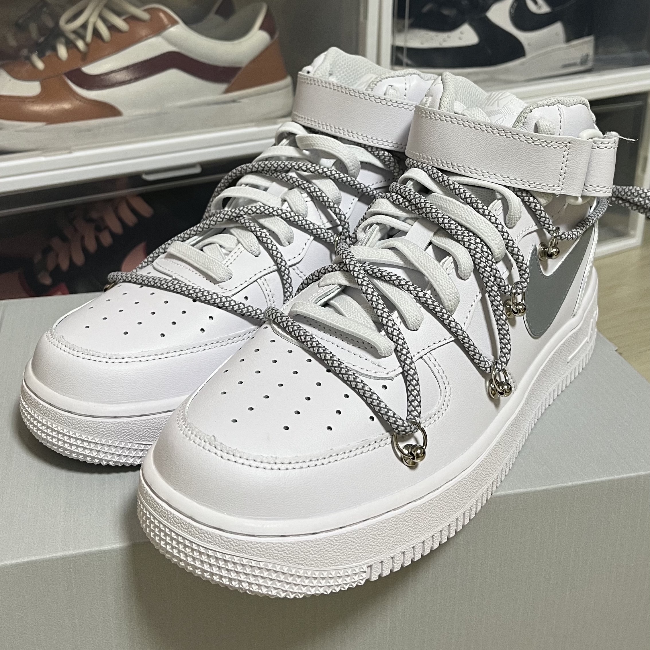Nike Air Force 1 Mid '07 White 착용 스타일 - 2