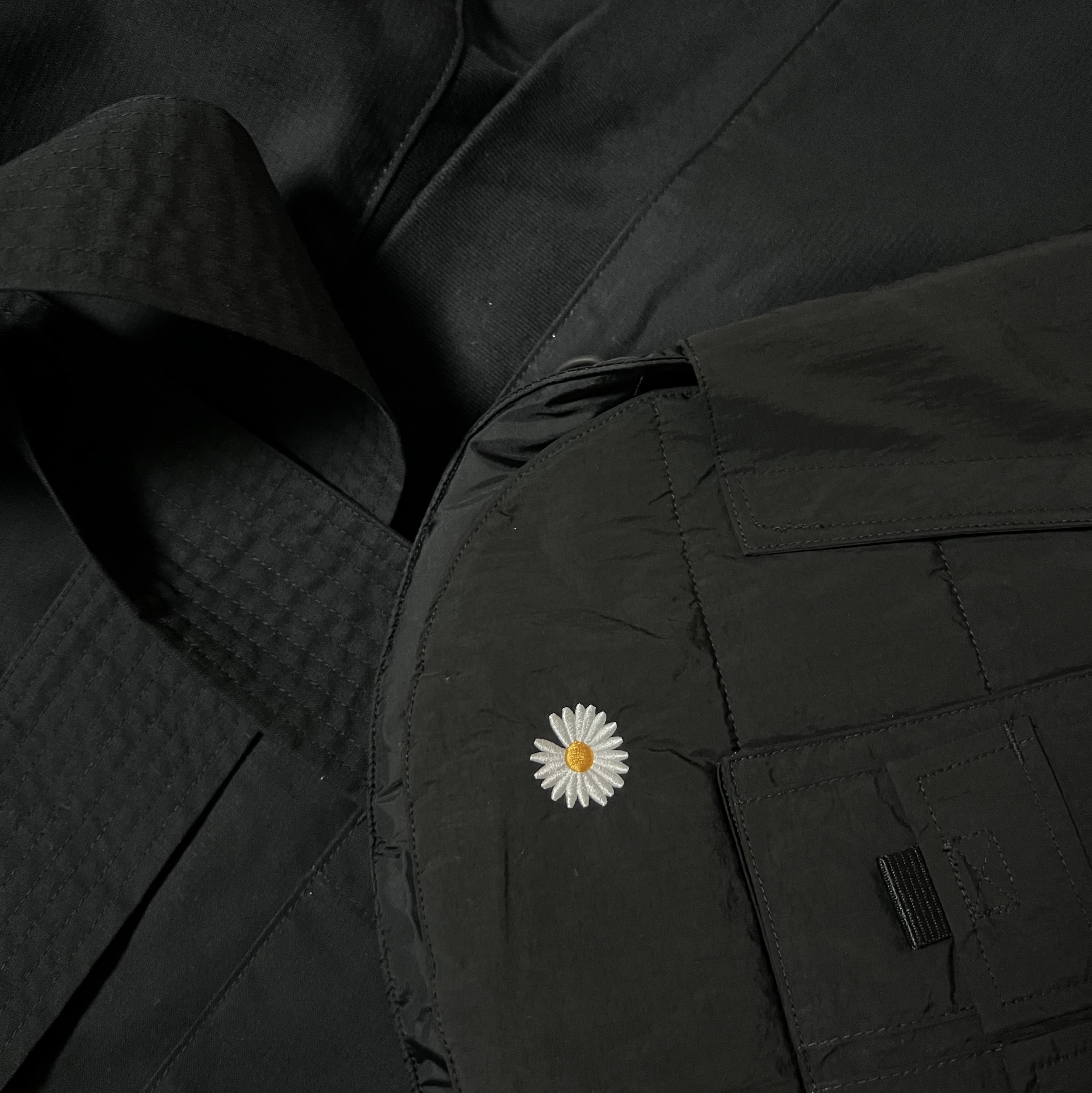 Nike x Peaceminusone 2+1 Jacket Black (DR0100-010) 착용 스타일 - 2