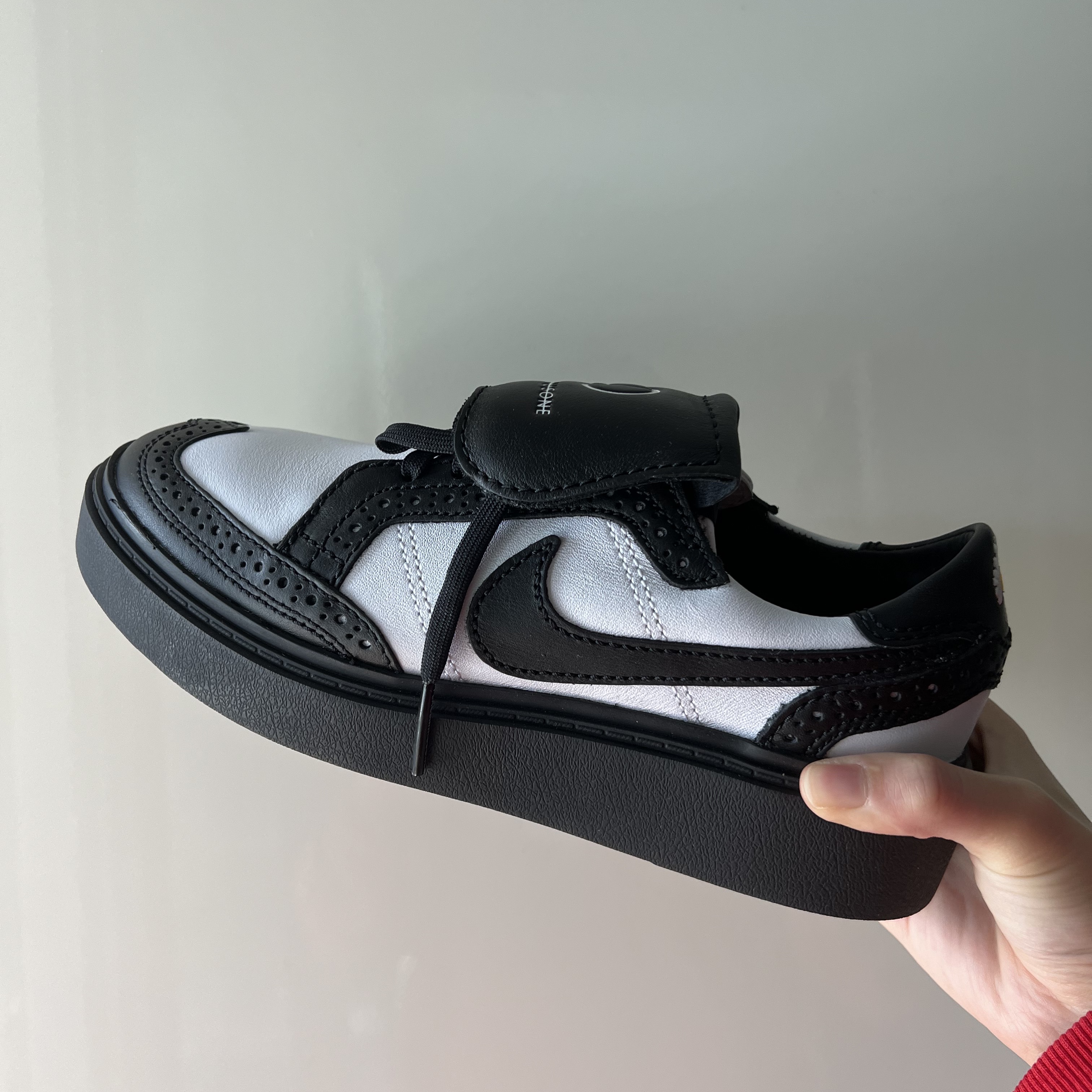 Nike x Peaceminusone Kwondo1 Black and White 착용 스타일 - 2