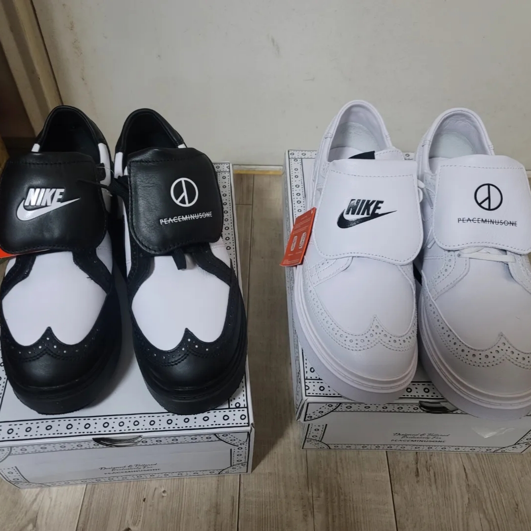 Nike x Peaceminusone Kwondo1 Black and White, Nike x Peaceminusone Kwondo1 White 착용 스타일 - 3