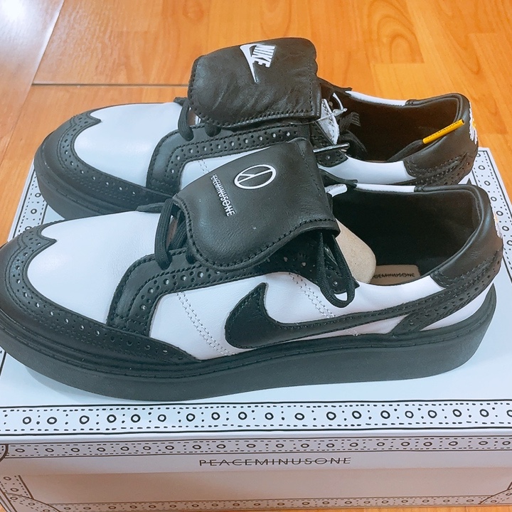 Nike x Peaceminusone Kwondo1 Black and White 착용 스타일 - 4