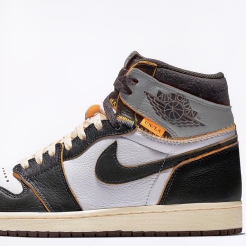Jordan 1 x Union Retro High Blue Toe, Jordan 1 x Union Retro High Black Toe 착용 스타일 - 2