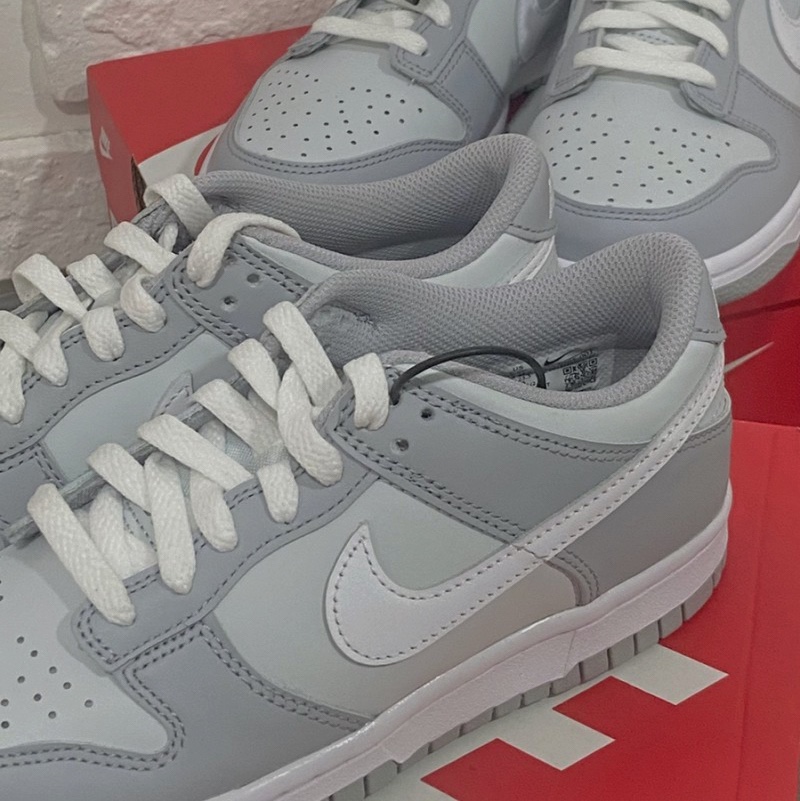 (GS) Nike Dunk Low Wolf Grey 착용 스타일