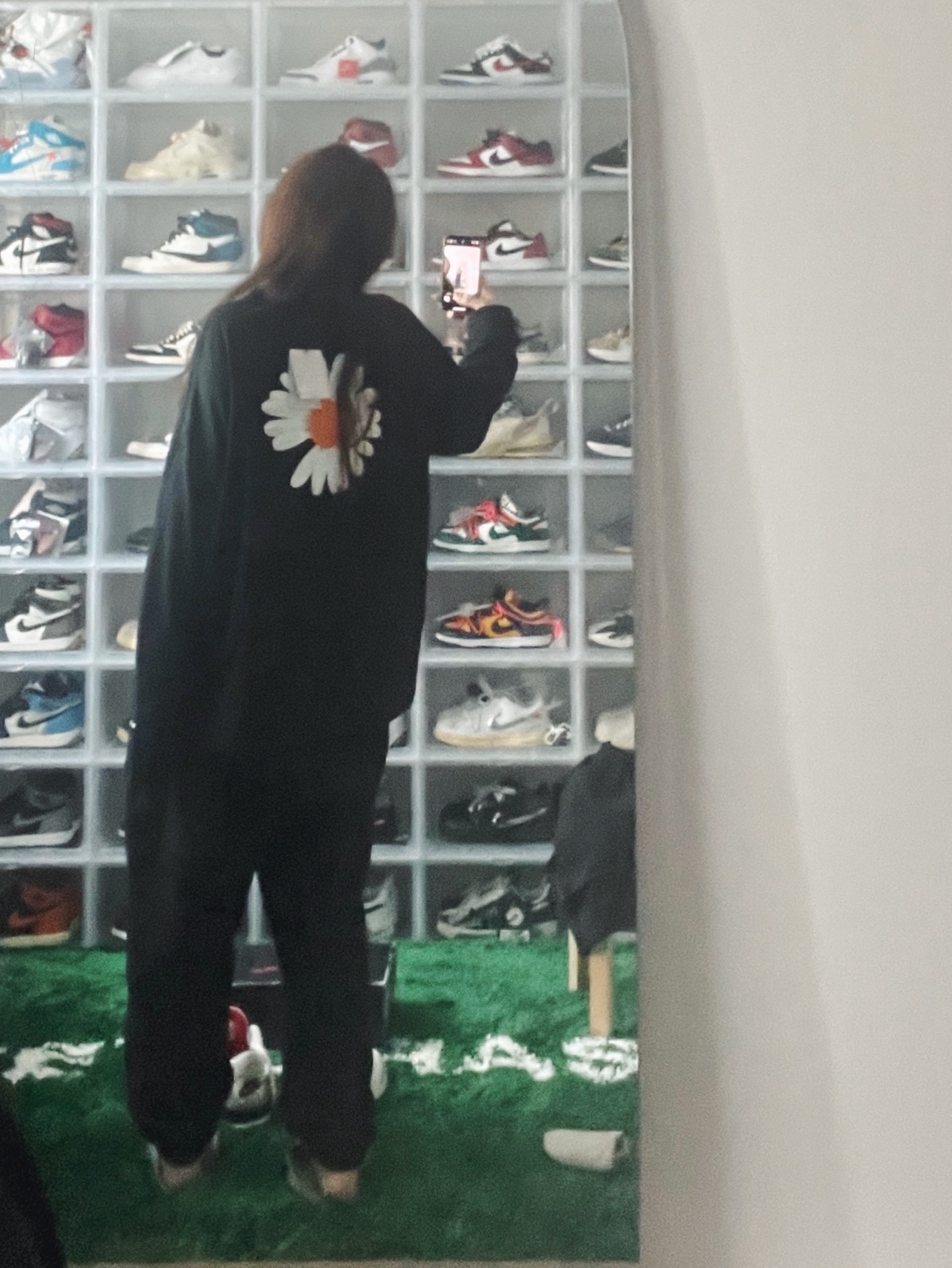 Nike x Peaceminusone LS T-Shirt Black (DR0098-010) 착용 스타일