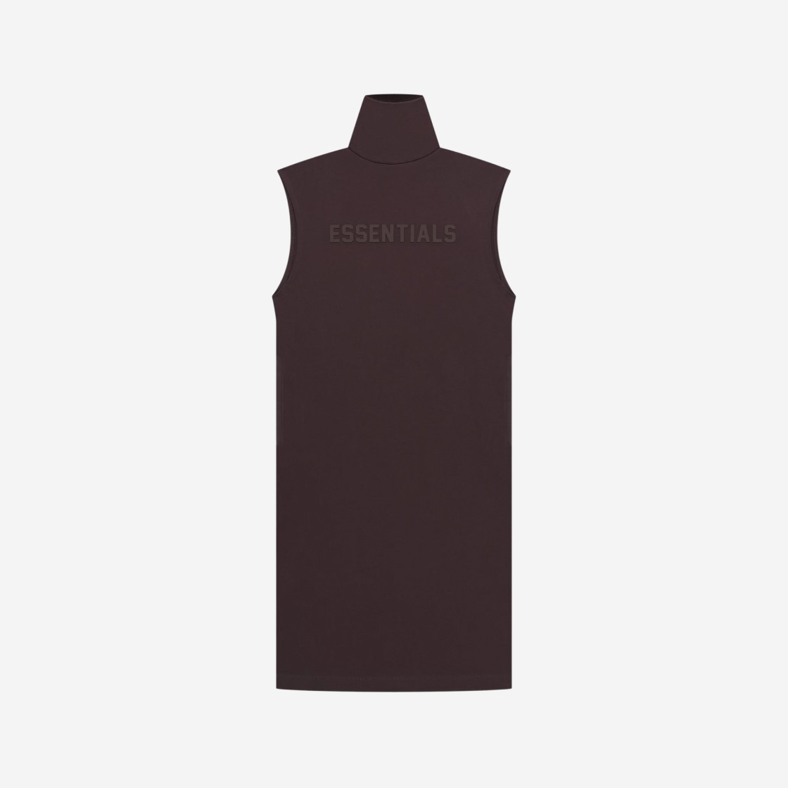 (W) Essentials Sleeveless T-Shirt Dress Plum - 23SS 상세 이미지 1