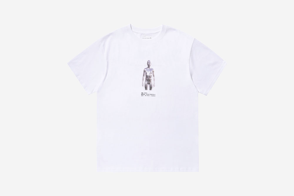 【SANSAN GEAR】 23SS CHROME BODY T-SHIRT OFF-WHITE 산산기어 크롬 바디 티셔츠 오프화이트 - 23SS | Sansan Gear