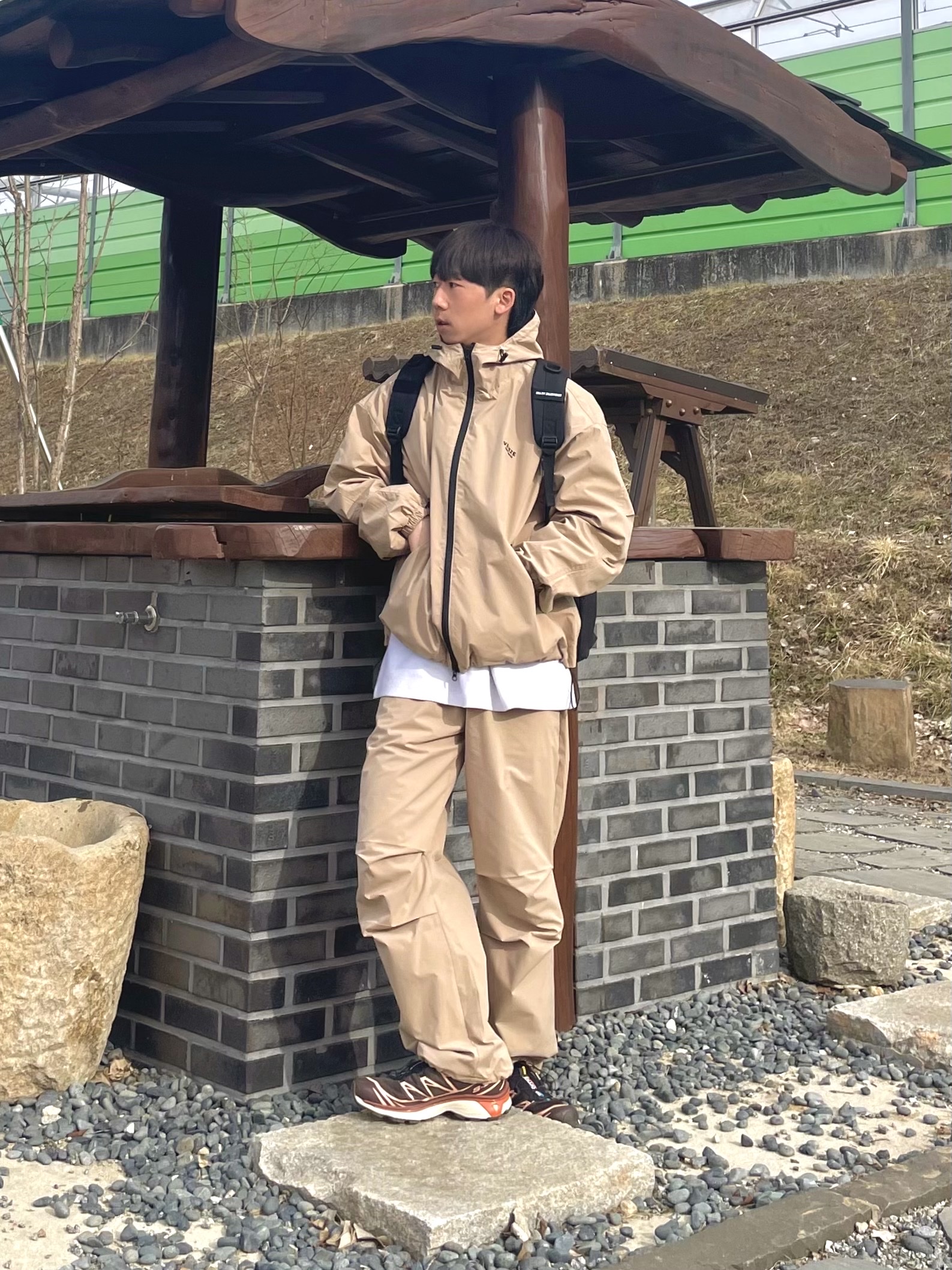 Salomon XT-6 Delicioso Chocolate Fondant 착용 스타일 - 1