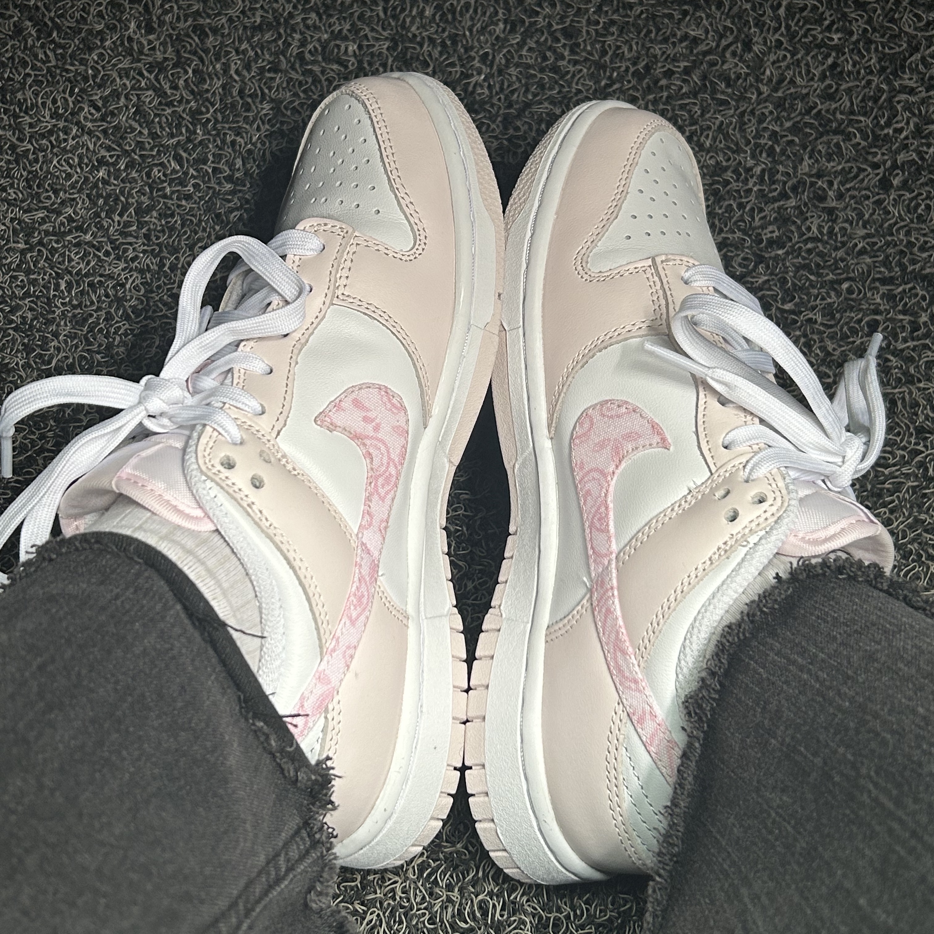 (W) Nike Dunk Low Pearl Pink 착용 스타일