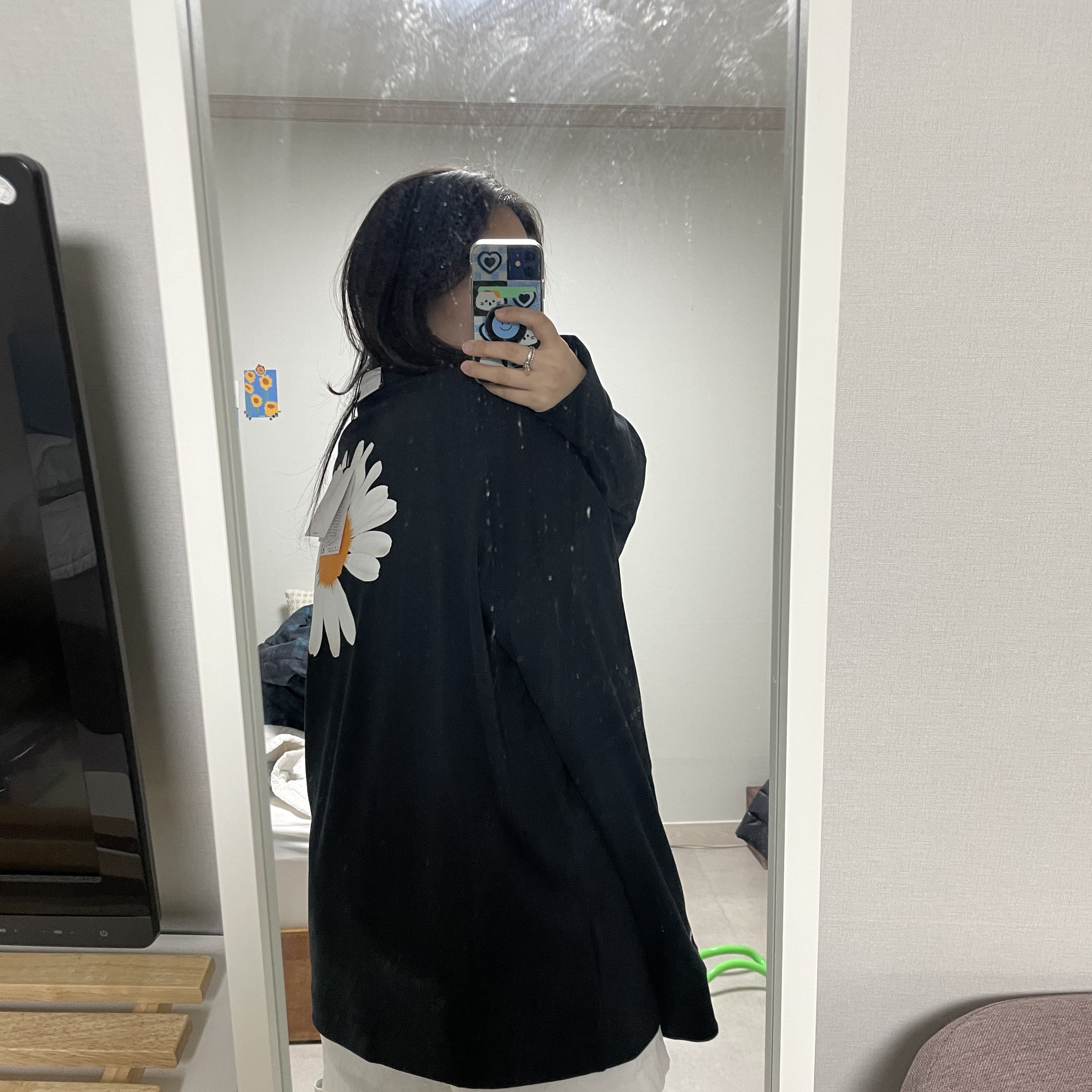 Nike x Peaceminusone LS T-Shirt Black (DR0098-010) 착용 스타일 - 4