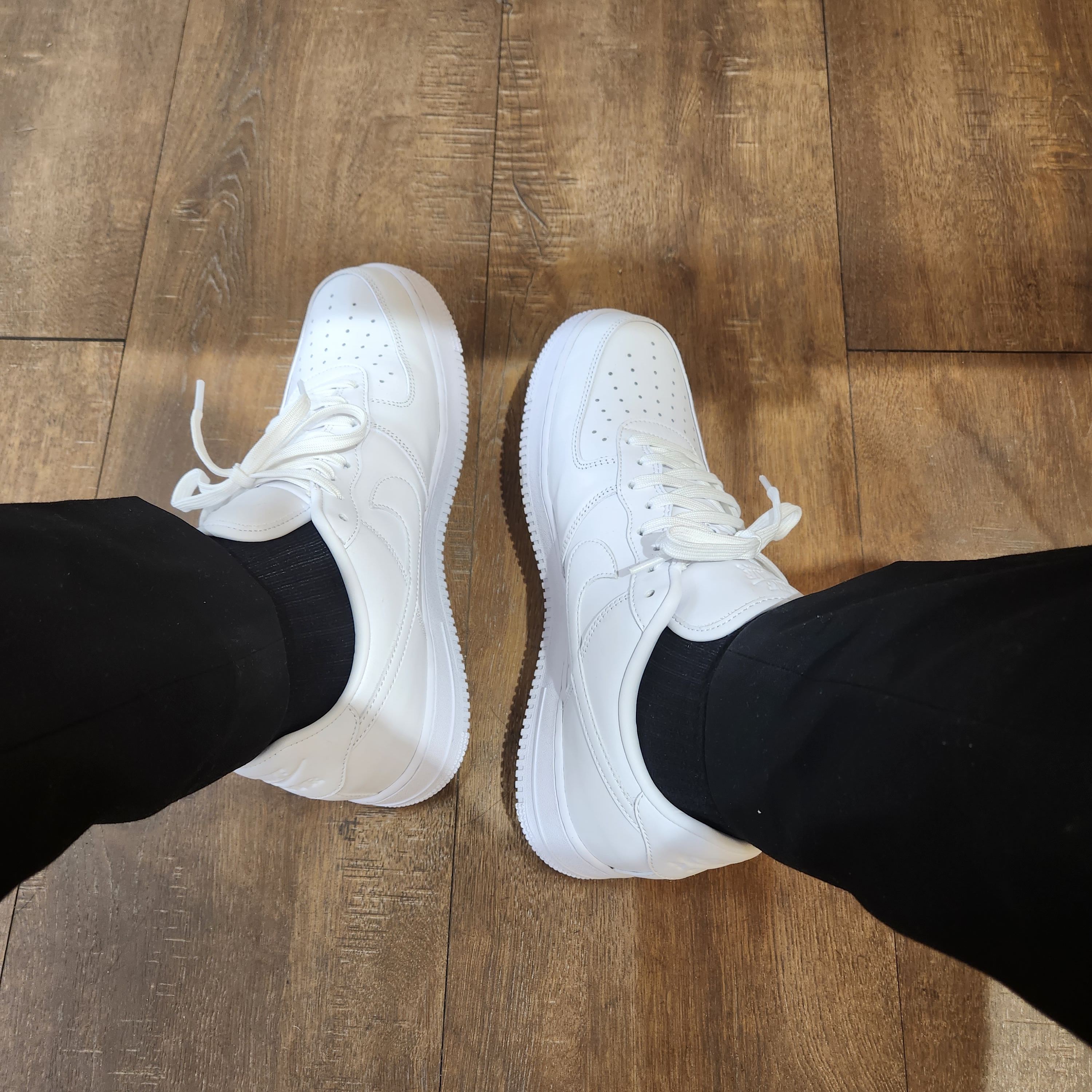 Nike Air Force 1 '07 Fresh White 착용 스타일