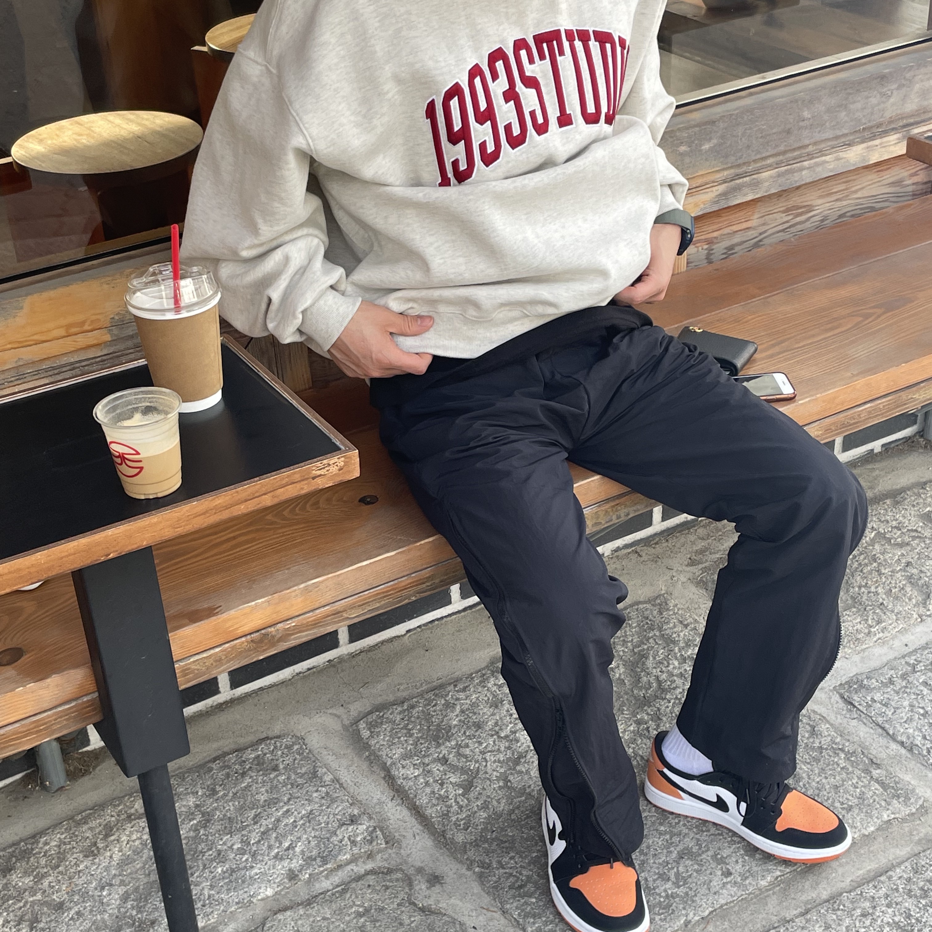 Jordan 1 Low Golf Starfish 착용 스타일