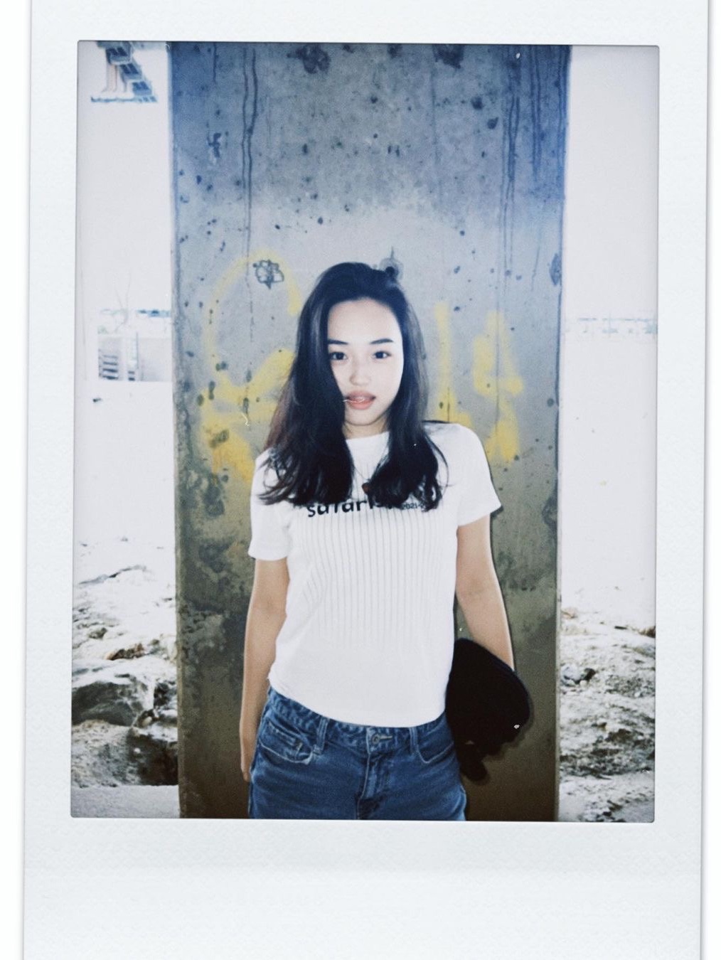 Safarispot Women 1/2 Safarispots Magazine Tee White 착용 스타일 - 2