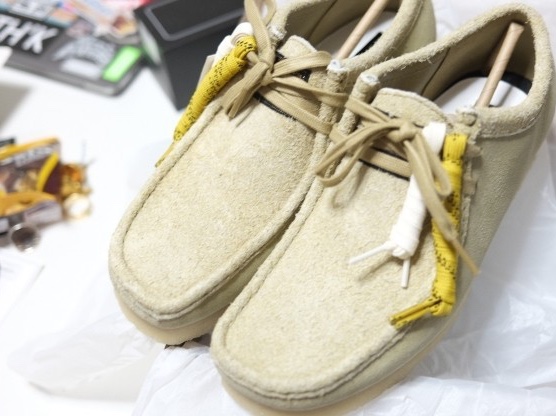 Clarks x Thisisneverthat Wallabee Maple 착용 스타일 - 1