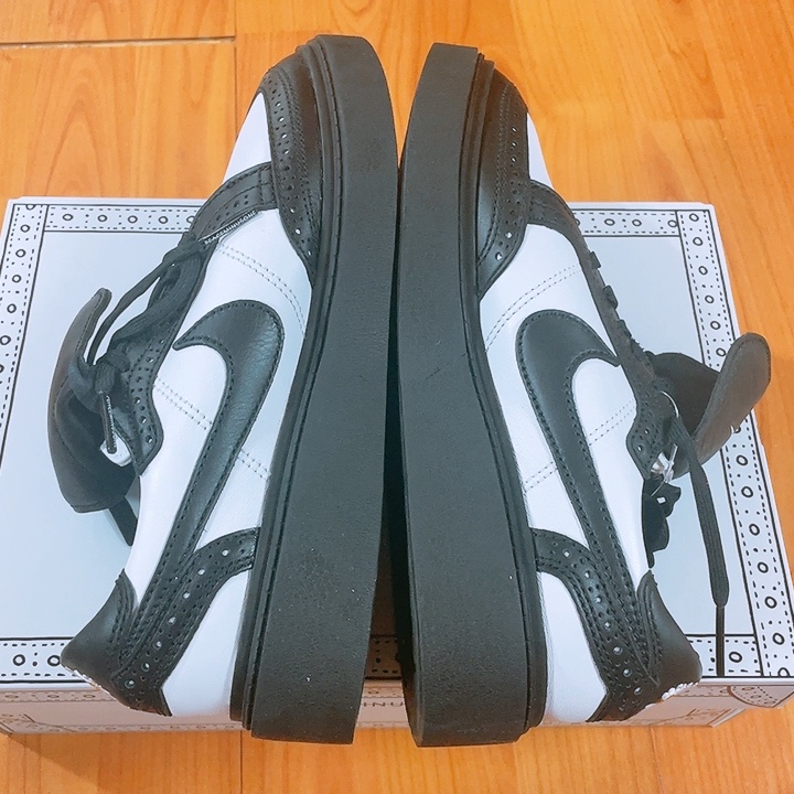 Nike x Peaceminusone Kwondo1 Black and White 착용 스타일 - 3