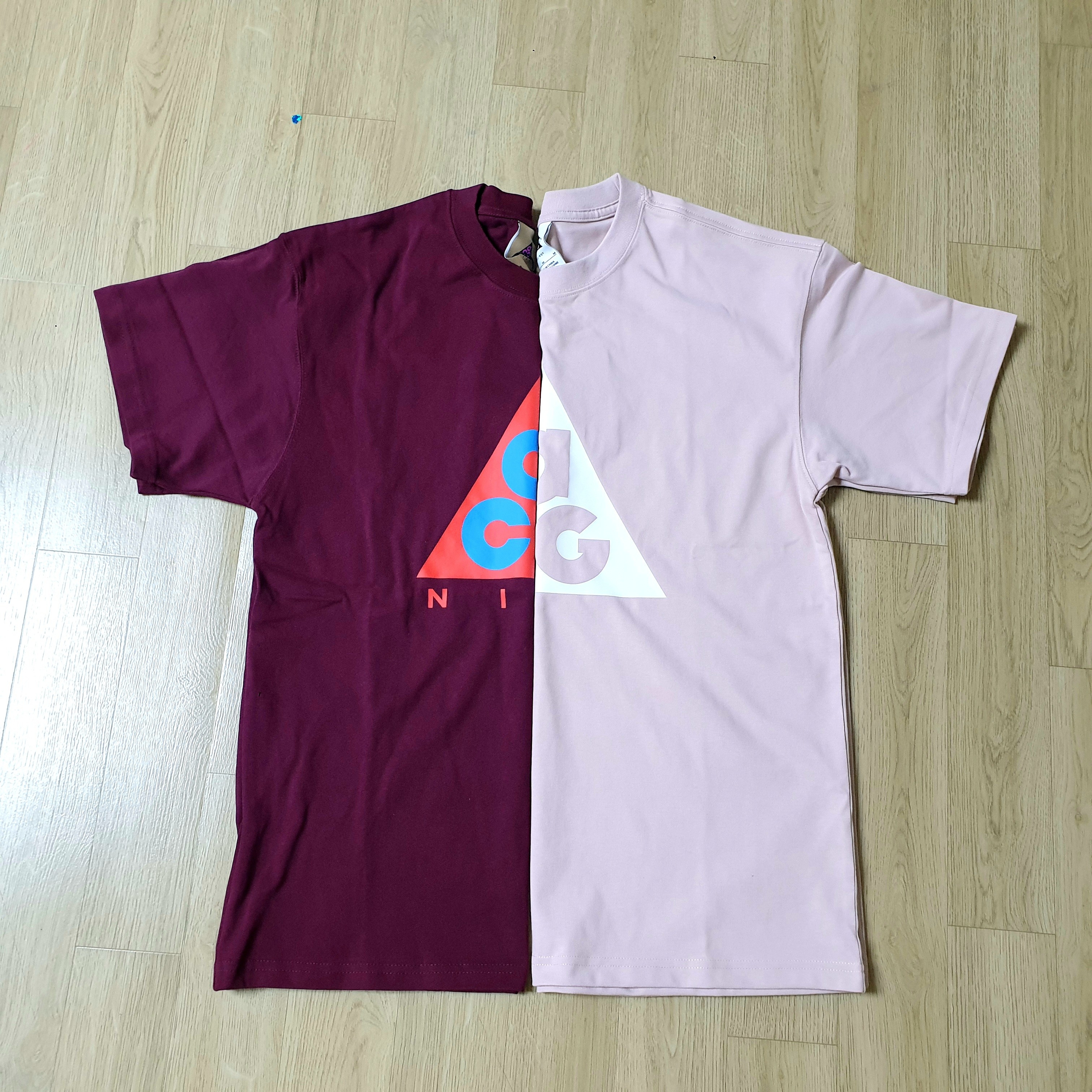 Nike ACG Giant Logo T-Shirt Beetroot - Asia 착용 스타일 - 1