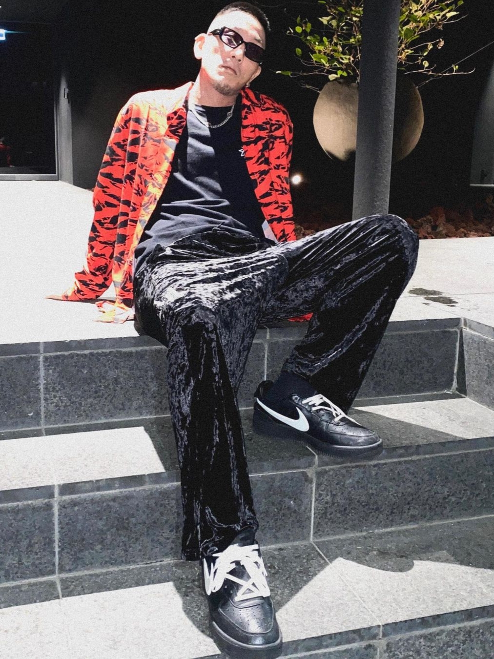Nike x Ambush Air Force 1 Low SP Black 착용 스타일