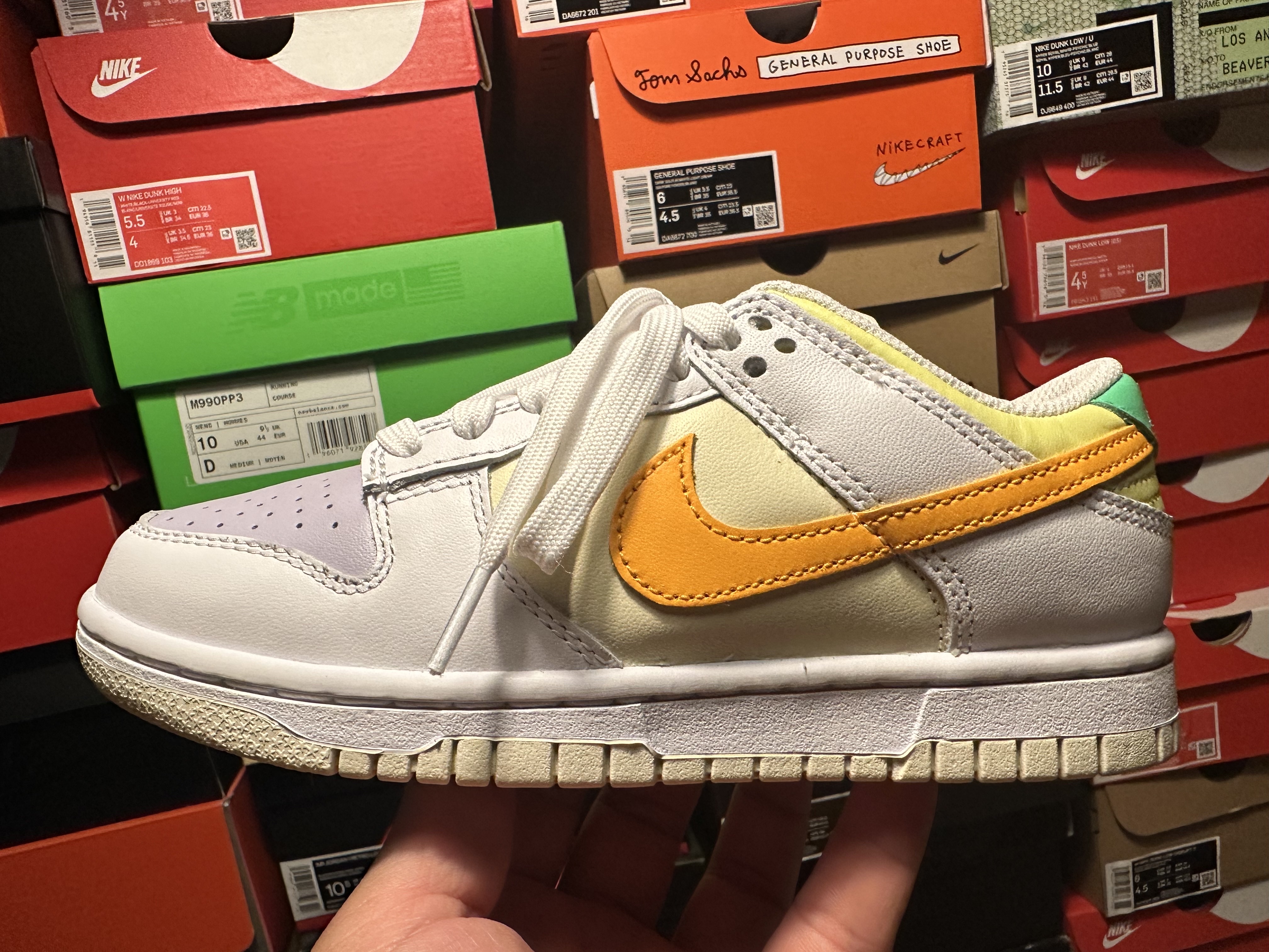 (W) Nike Dunk Low Spring Mix 착용 스타일 - 4