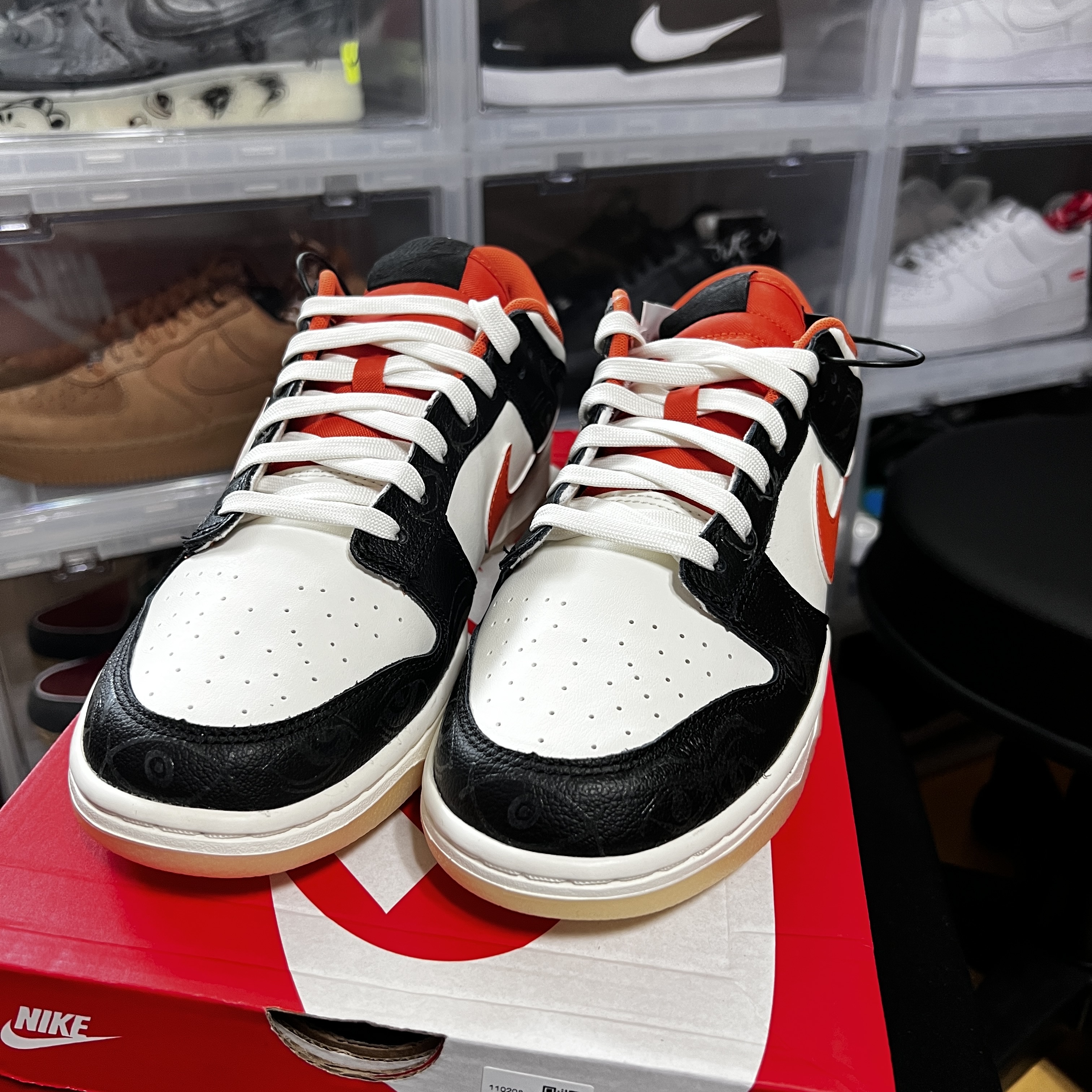 Nike Dunk Low Retro PRM Halloween 착용 스타일 - 1