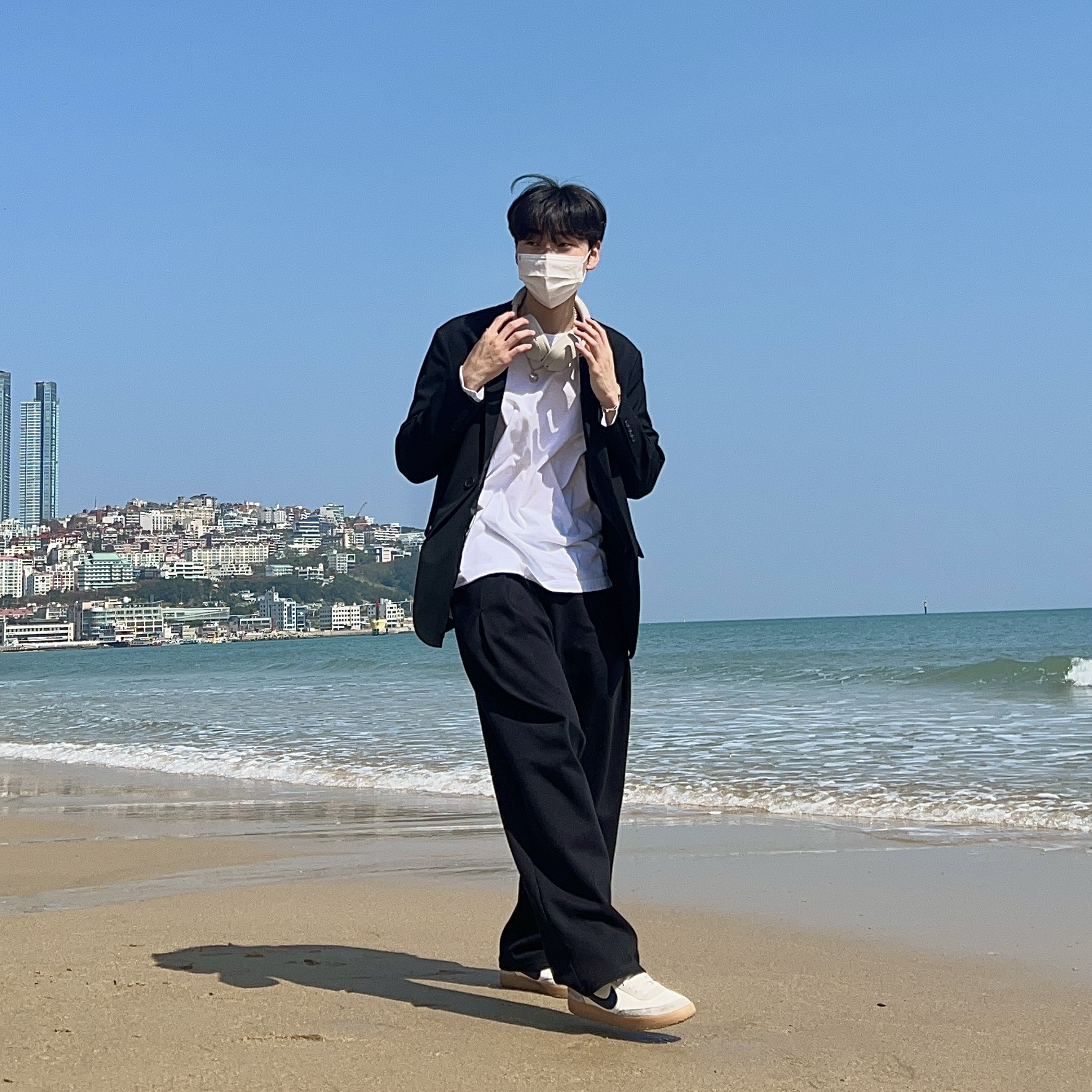Nike x J.Crew Killshot 2 Sail Midnight Navy 착용 스타일 - 2