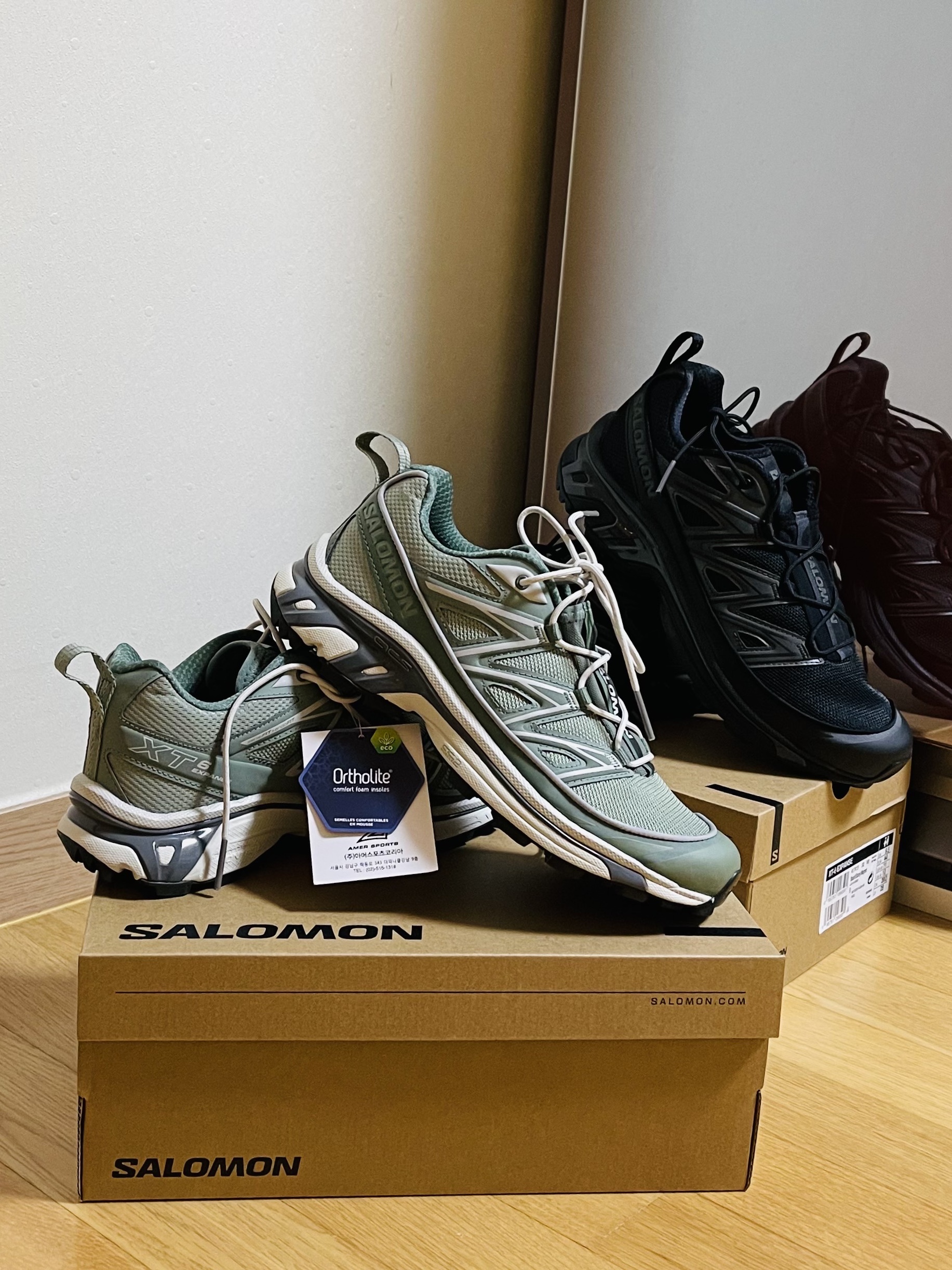 Salomon XT-6 Expanse Lily Pad 착용 스타일