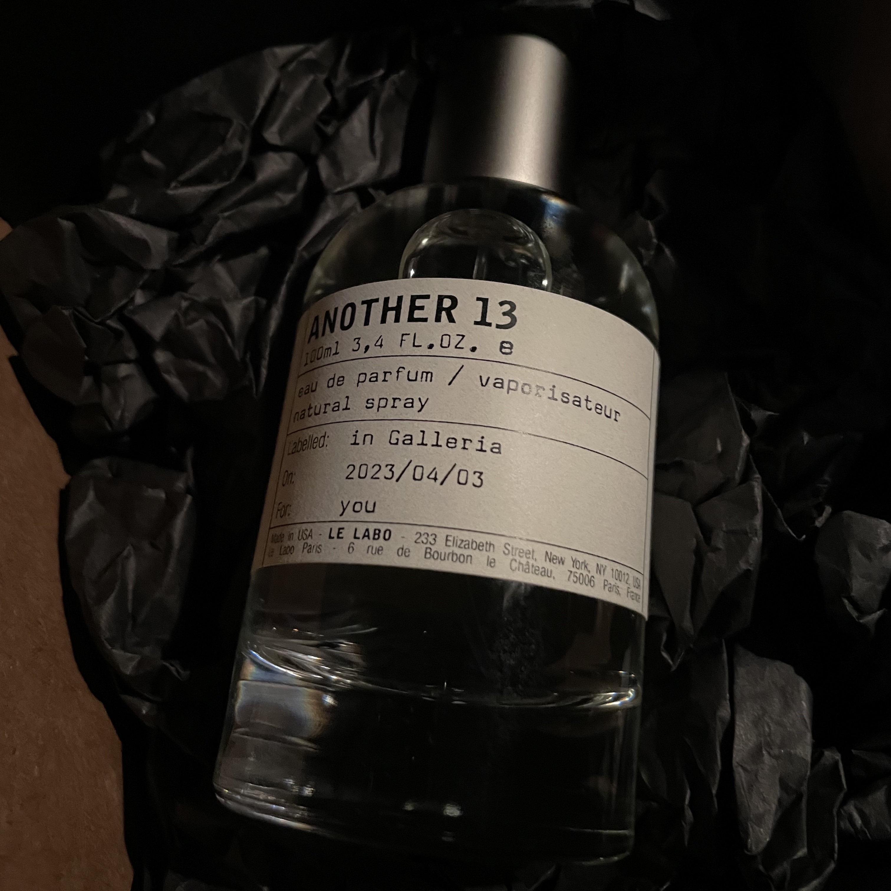 Le Labo Another 13 Eau De Parfum 100ml 착용 스타일