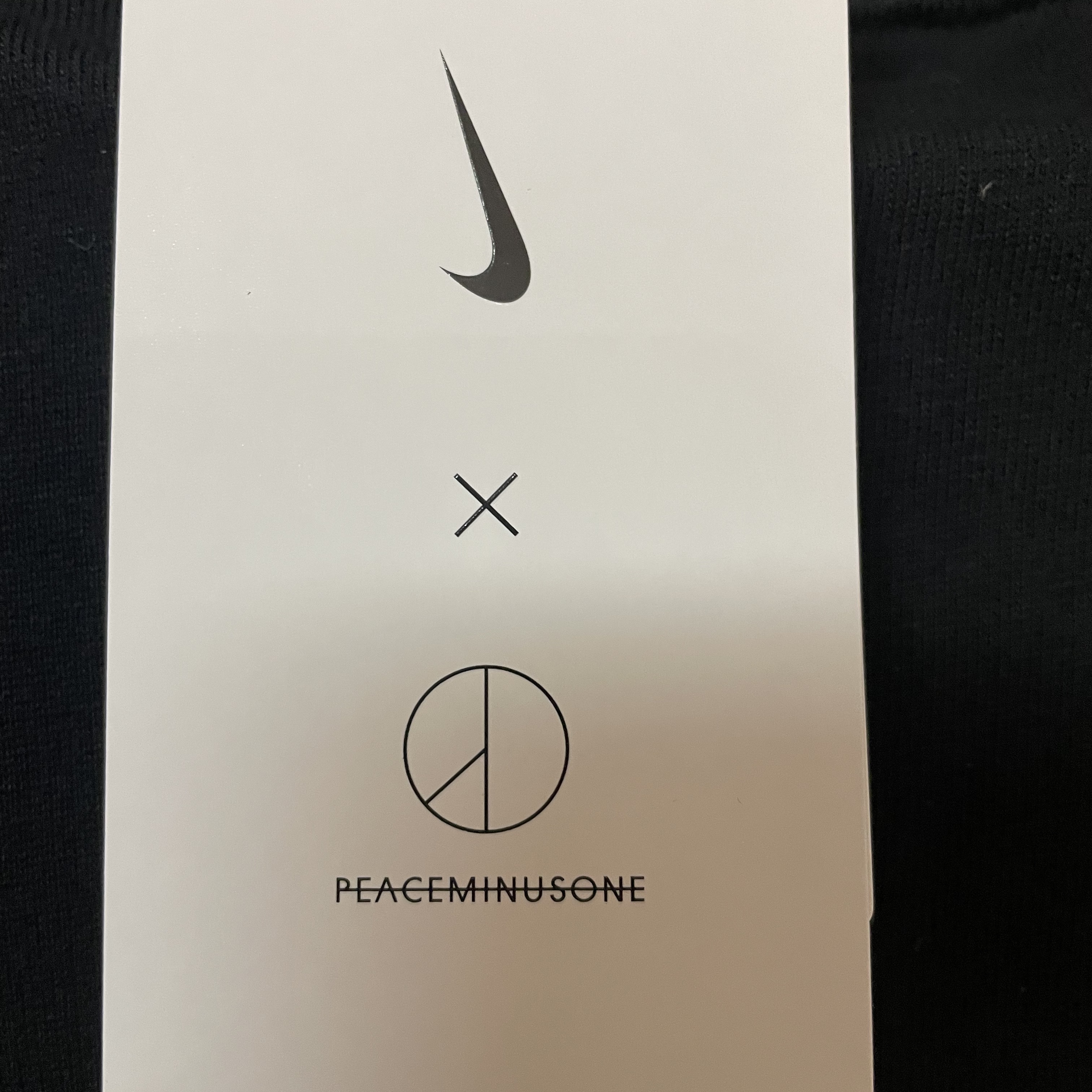 Nike x Peaceminusone Kwondo1 Black and White, Nike x Peaceminusone LS T-Shirt Black (DR0098-010) 착용 스타일 - 4