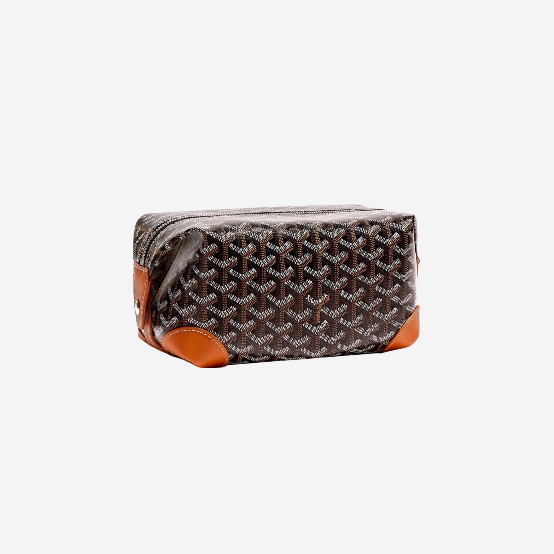 Goyard Bowling 25 Toiletry Bag Black Tan 상세 이미지 1