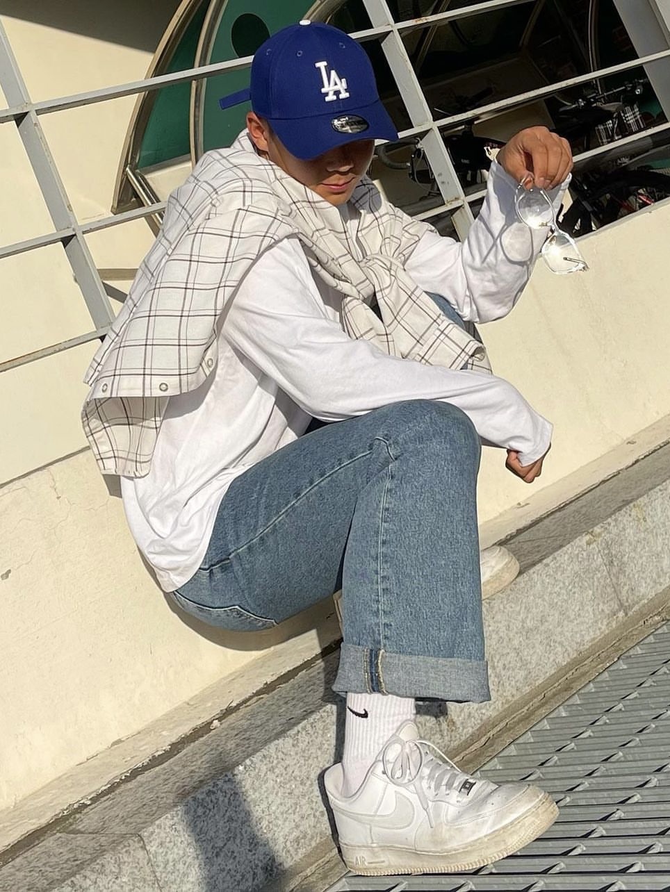 Nike Air Force 1 '07 Low White 착용 스타일