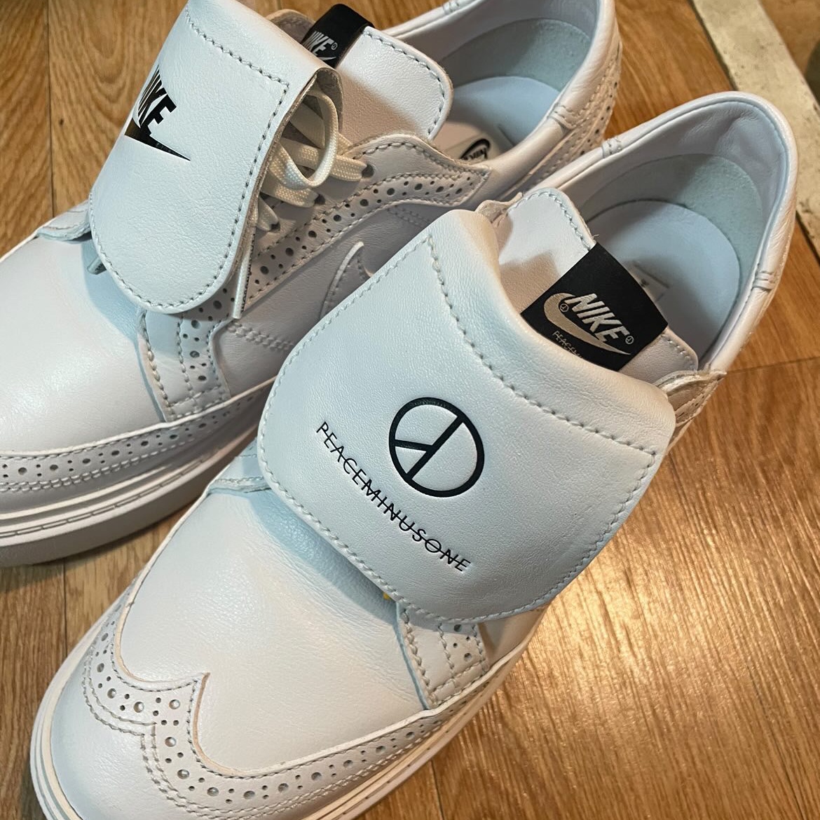 Nike x Peaceminusone Kwondo1 White 착용 스타일