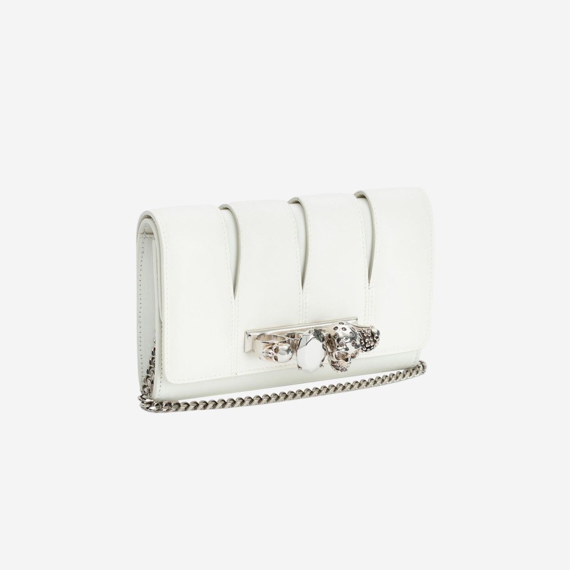 Alexander McQueen Slash Clutch Ivory 상세 이미지 3