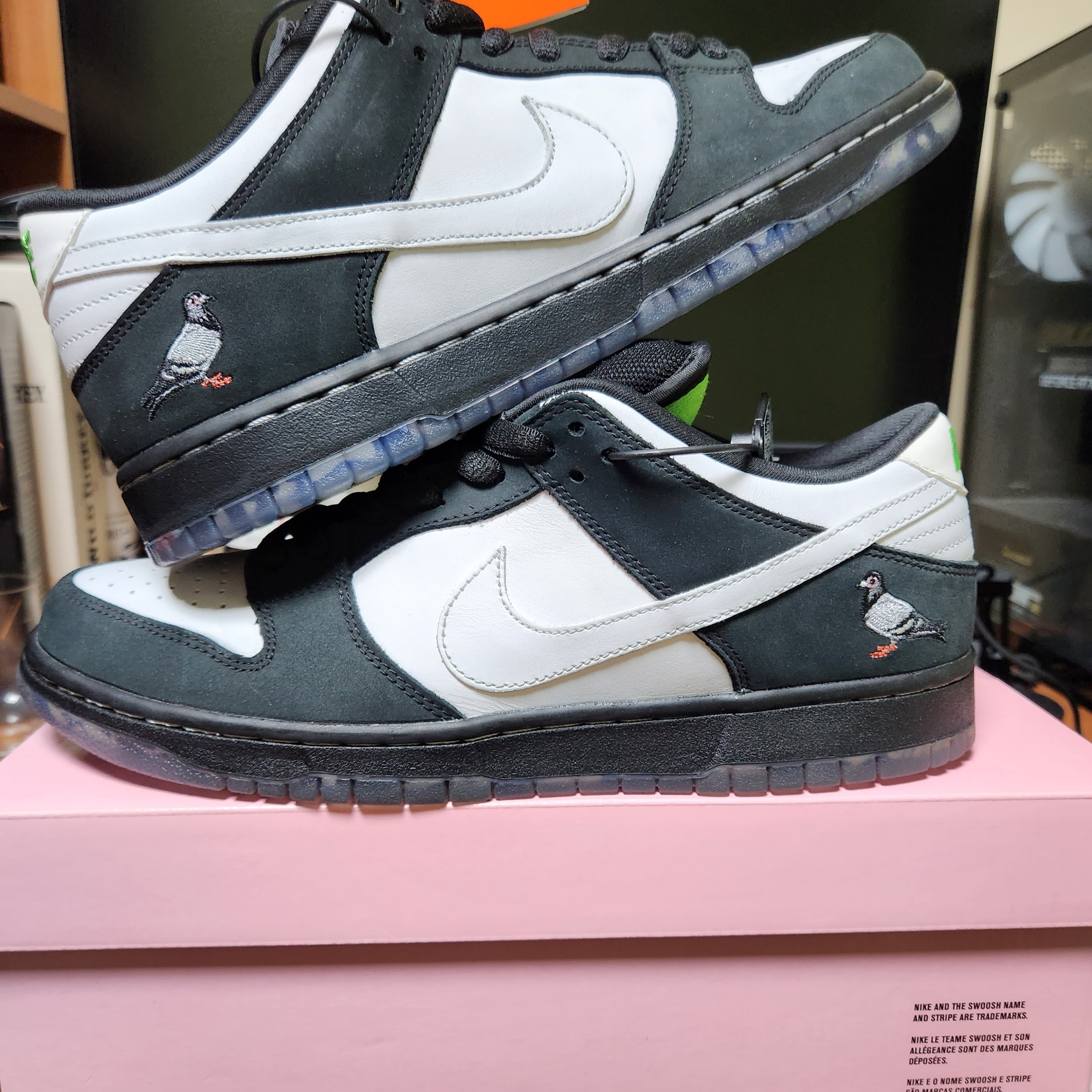 Nike x Staple SB Dunk Low Panda Pigeon μ°©μ© μ€νμΌ