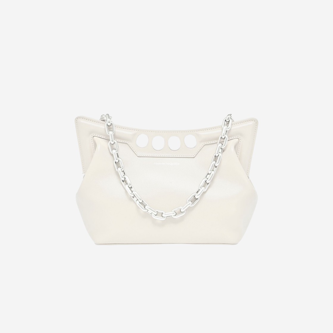 Alexander McQueen Small Peak Bag Ivory 상세 이미지 1