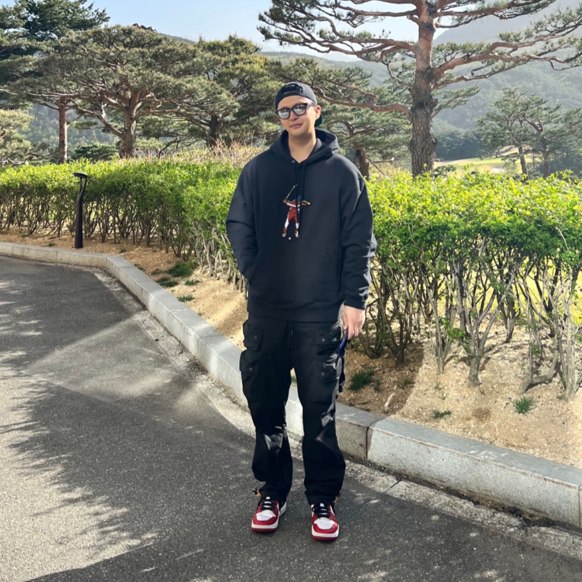 Jordan x Eastside Golf Fleece Hoodie Black - Asia, Jordan 1 Low Golf Chicago 착용 스타일